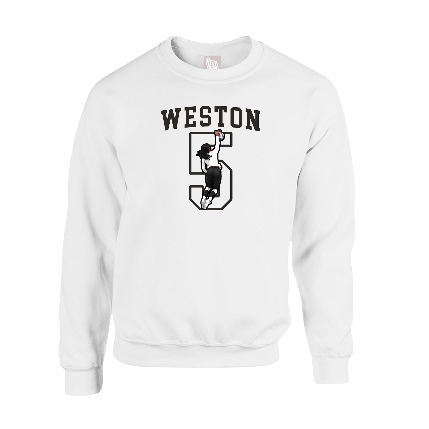 Fleece Crew — Shirsey in White