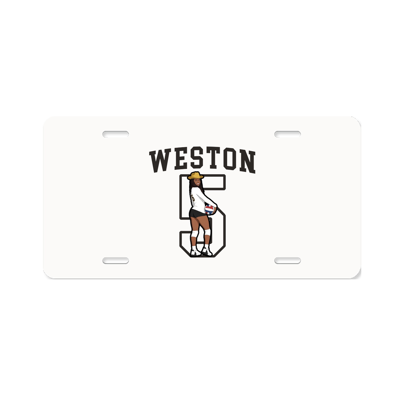 License Plate — Shirsey in Classic