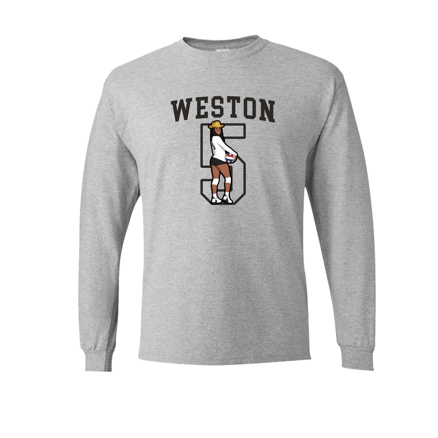 Long Sleeve Tee — Shirsey in Grey