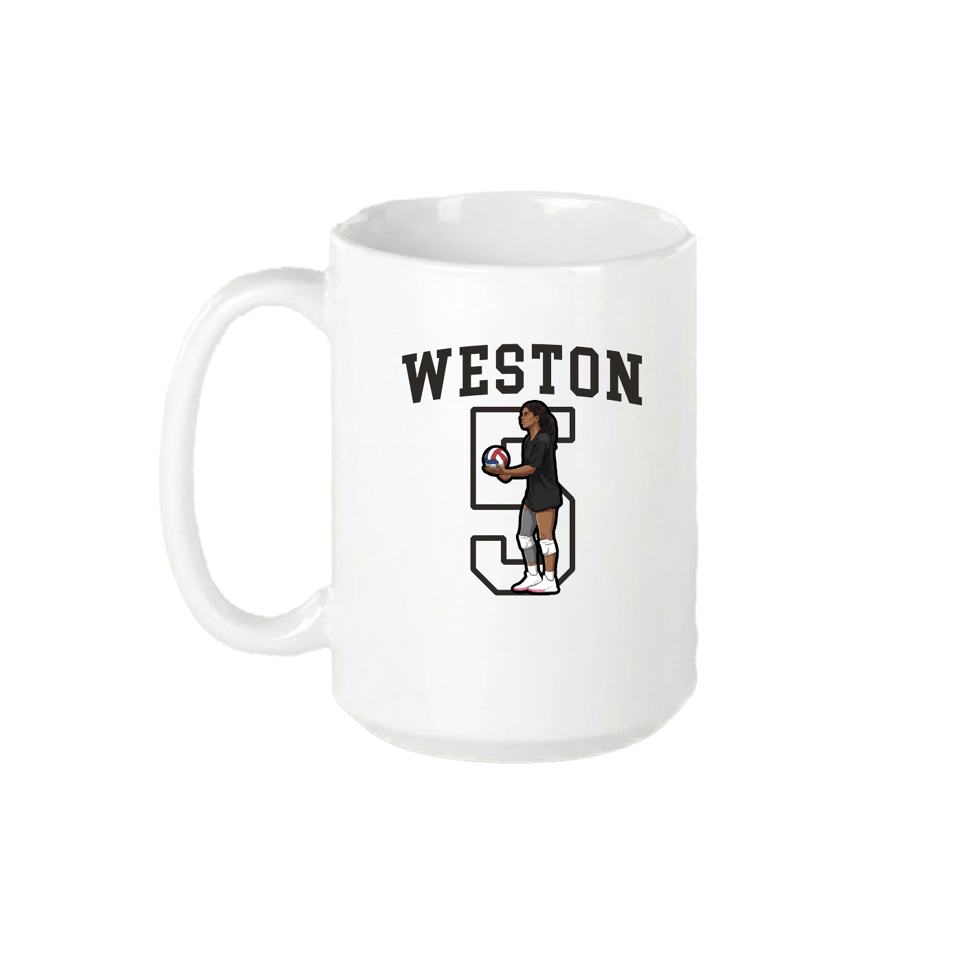 15oz Coffee Mug — Shirsey in White