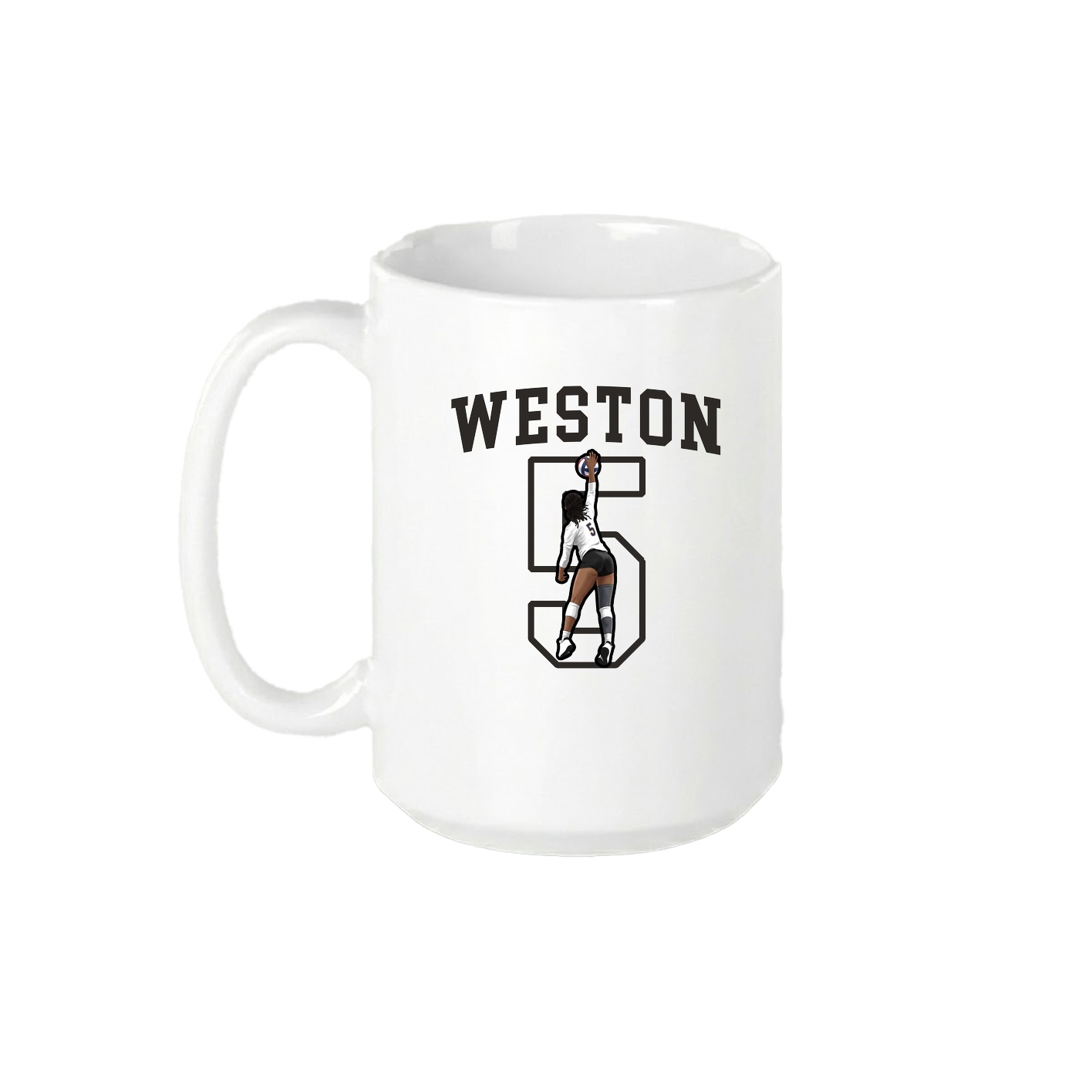 15oz Coffee Mug — Shirsey in White