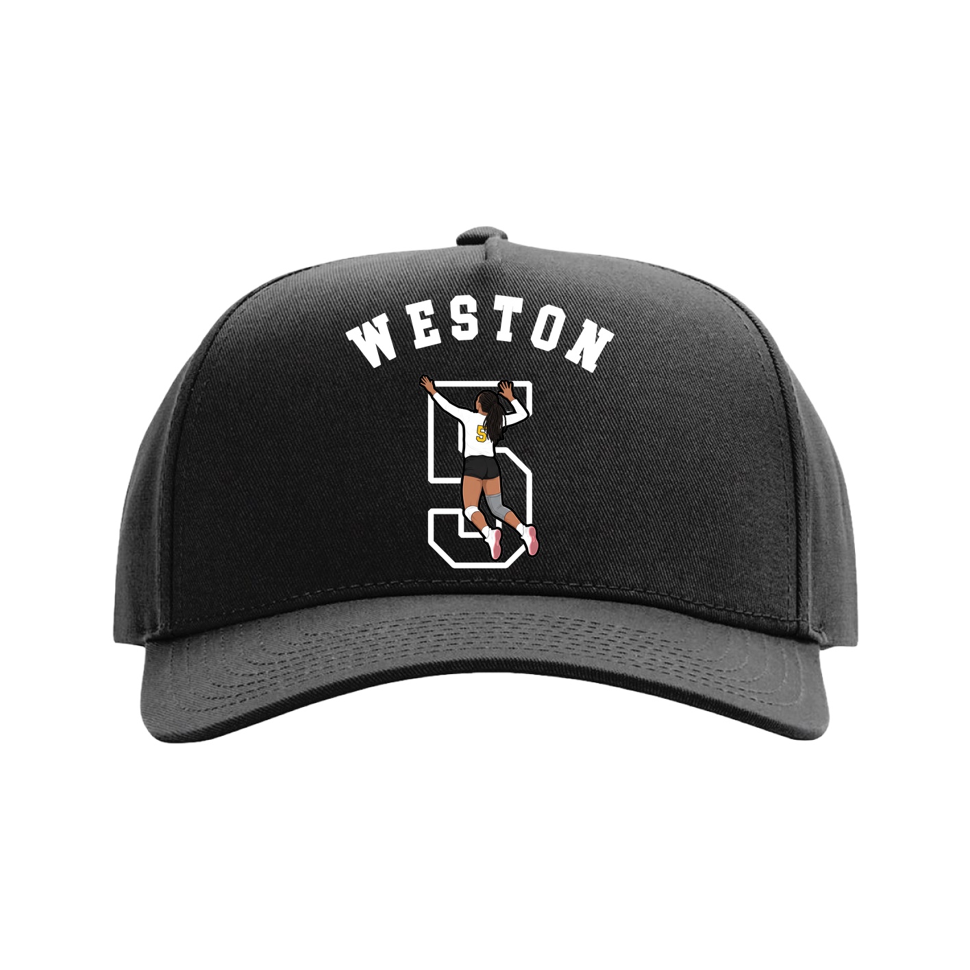 Full Fabric Five-Panel Champ Cap