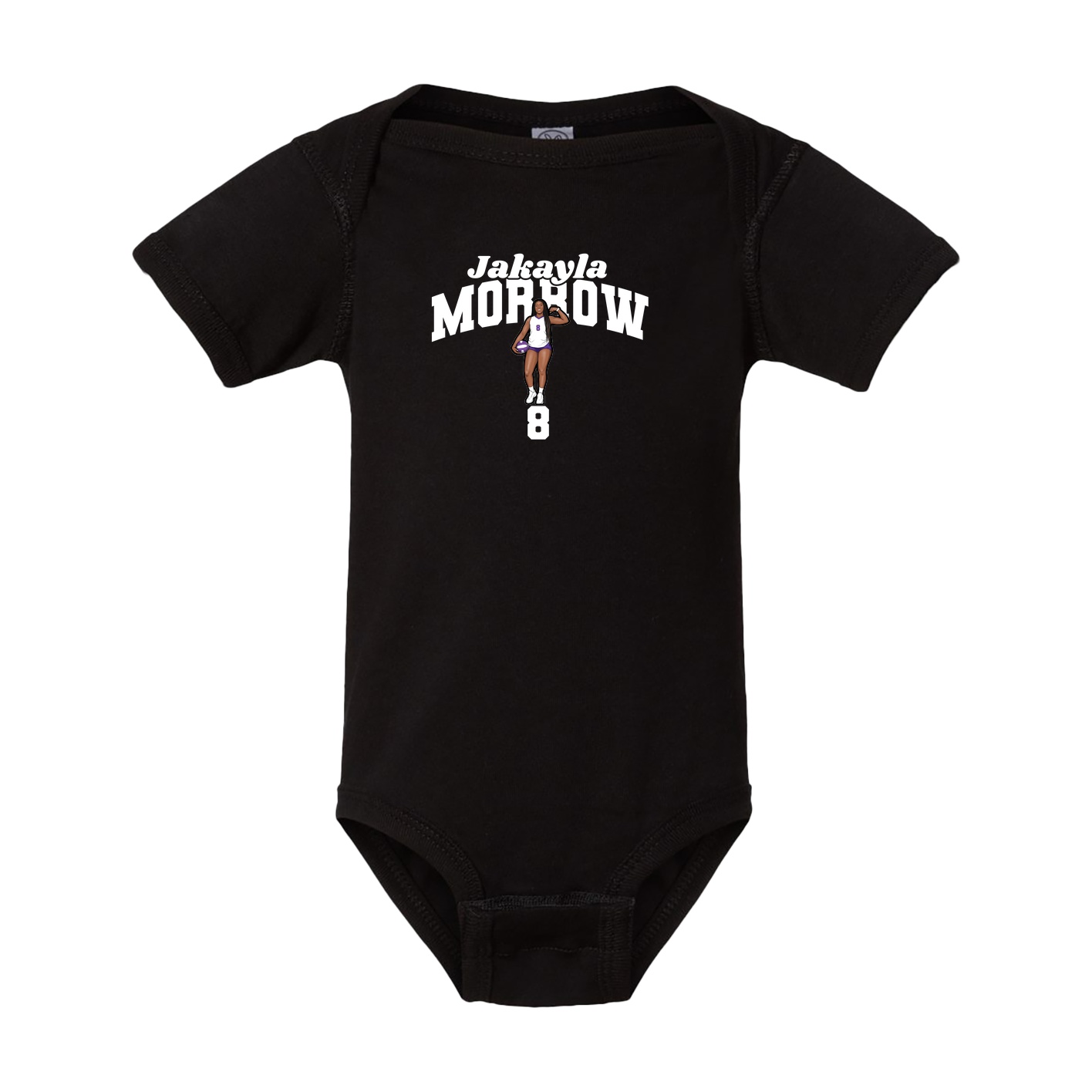 Baby Onesie — Signature Arch in Black