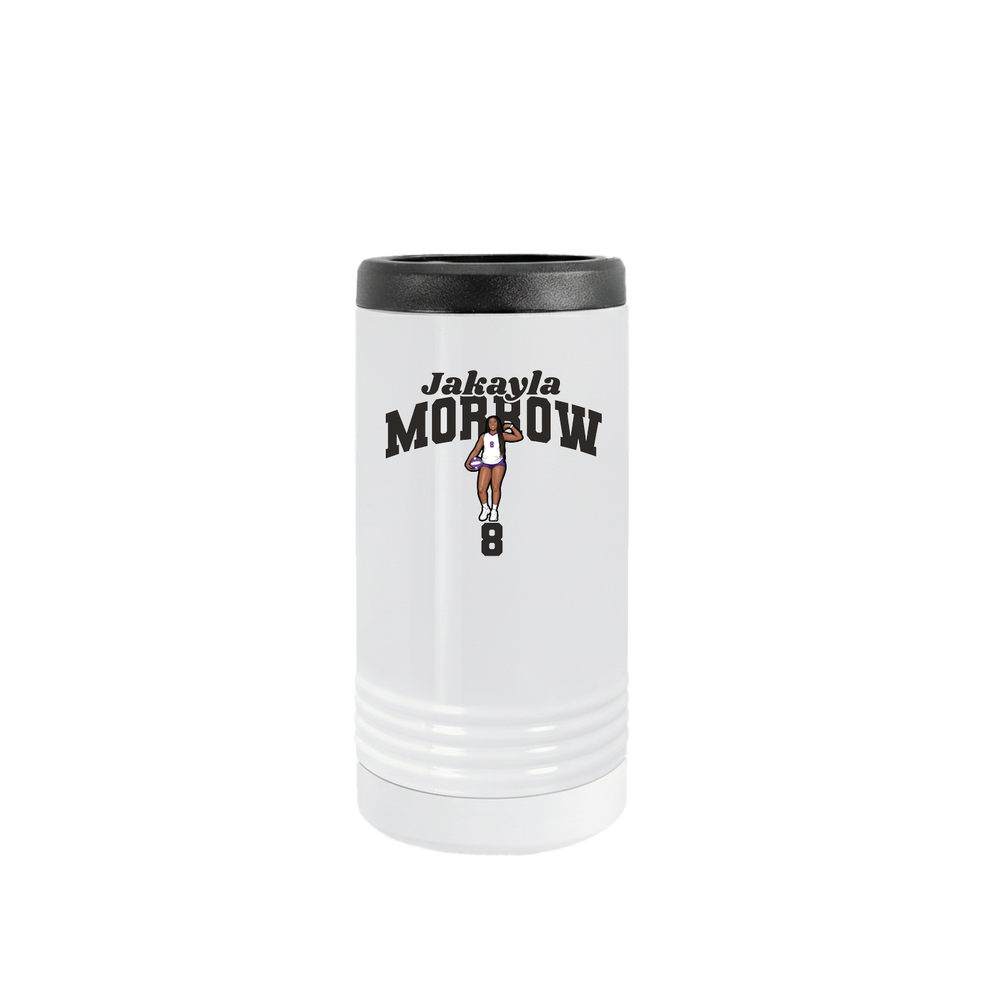 Slim Beverage Holder — Signature Arch in White