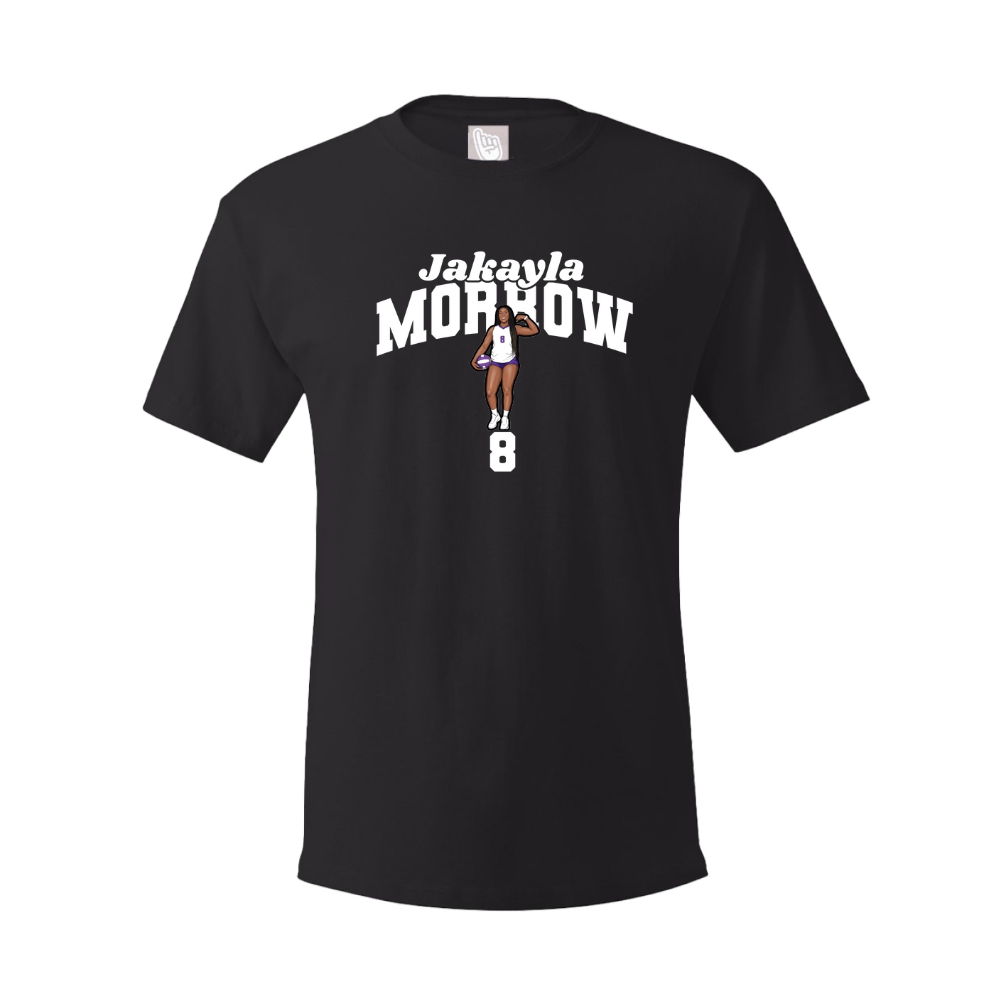 Youth Tee — Signature Arch in Black