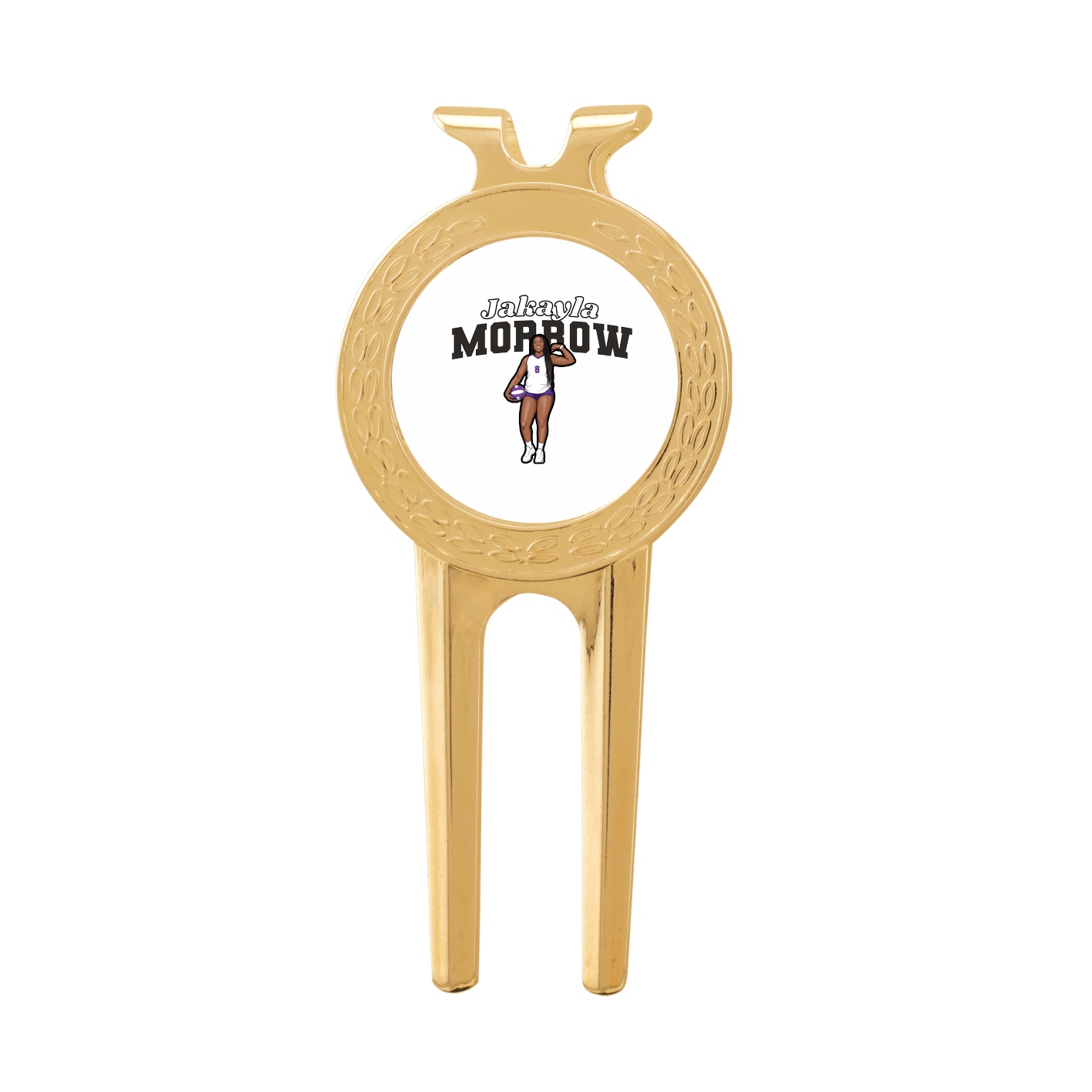 Divot Tool with Ball Marker — Name Arch in Classic