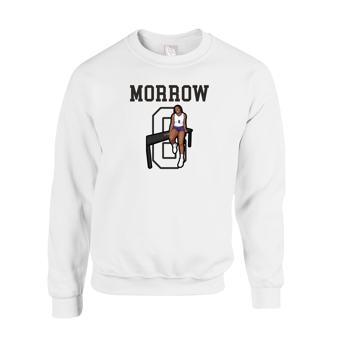 Fleece Crew — Shirsey in White