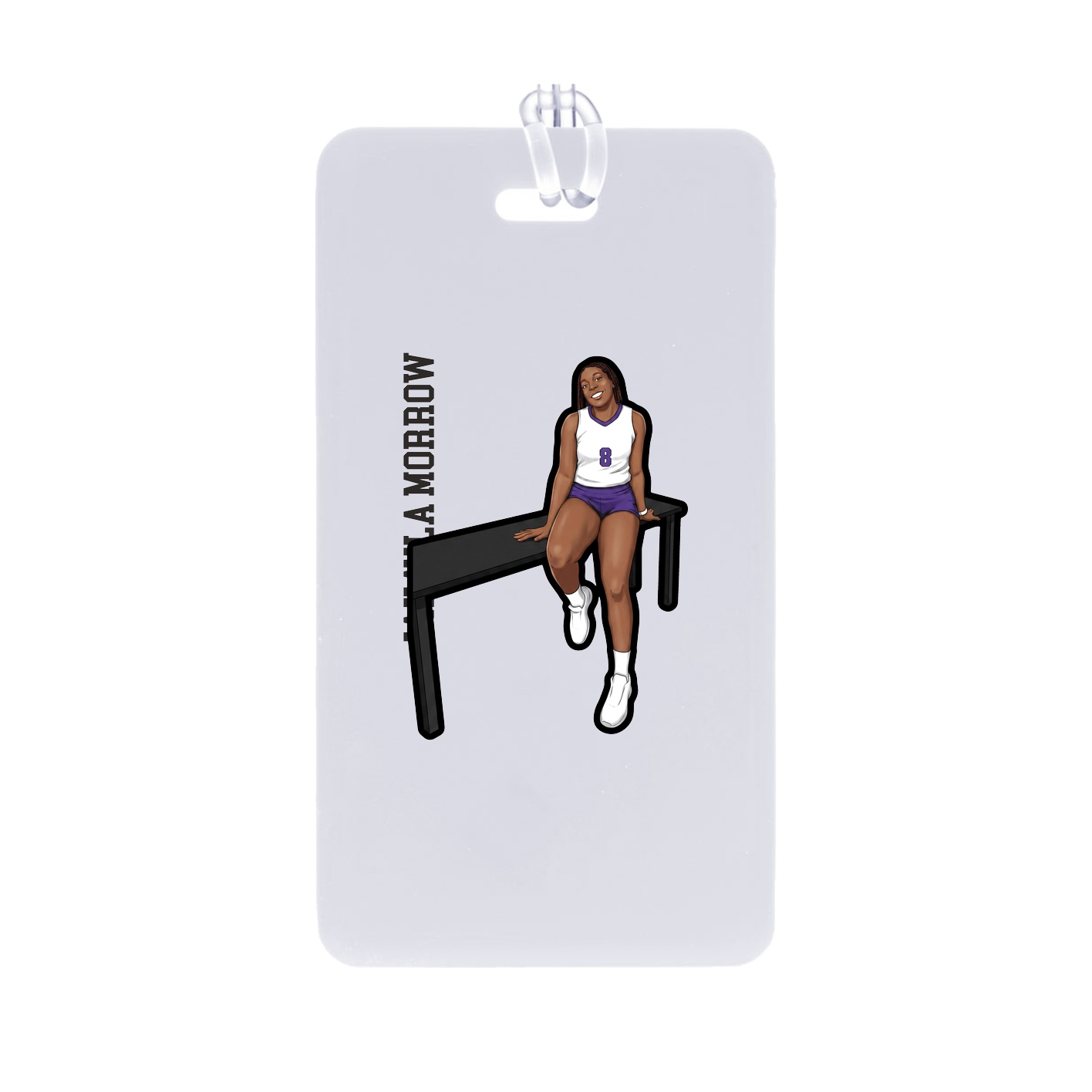 Bag Tag — Name Vertical in Classic