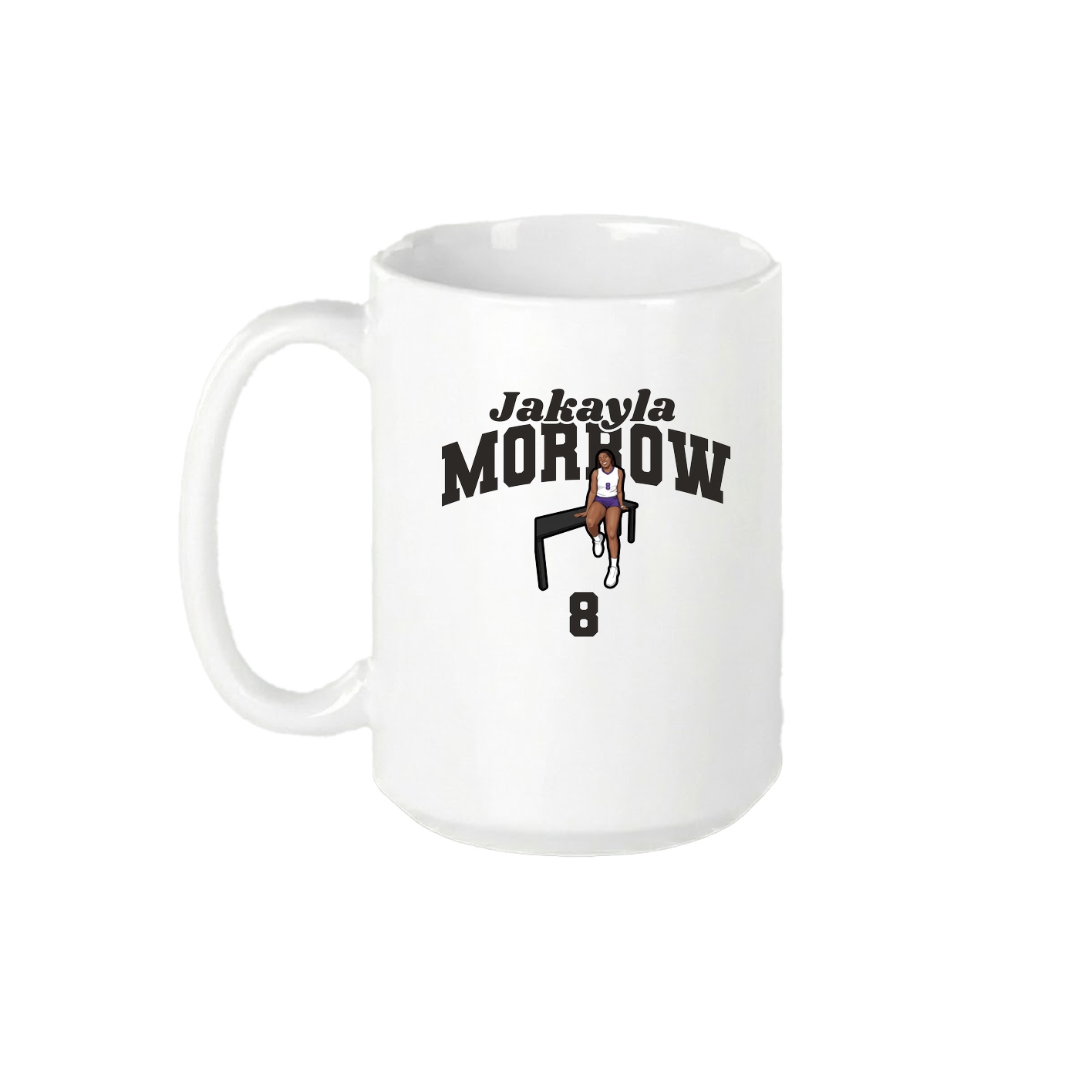 15oz Coffee Mug — Signature Arch in White