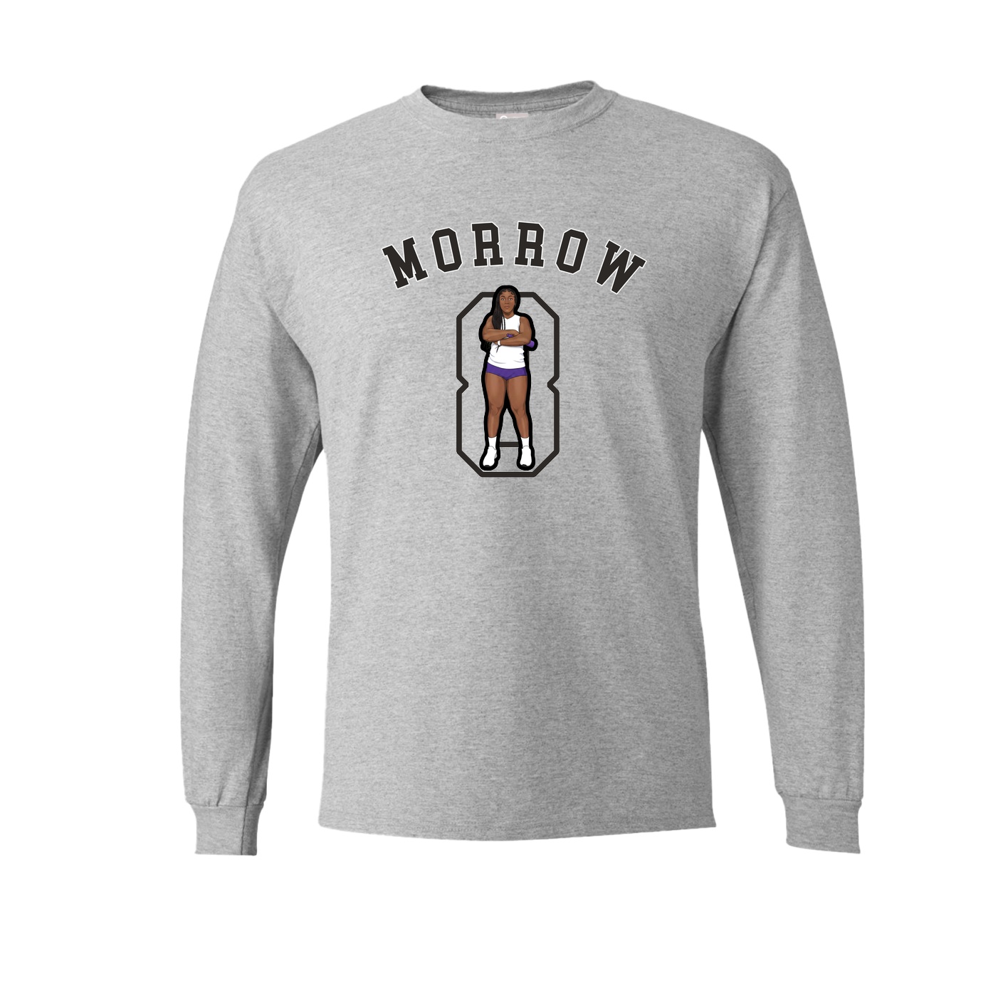 Long Sleeve Tee — Shirsey Arch in Grey