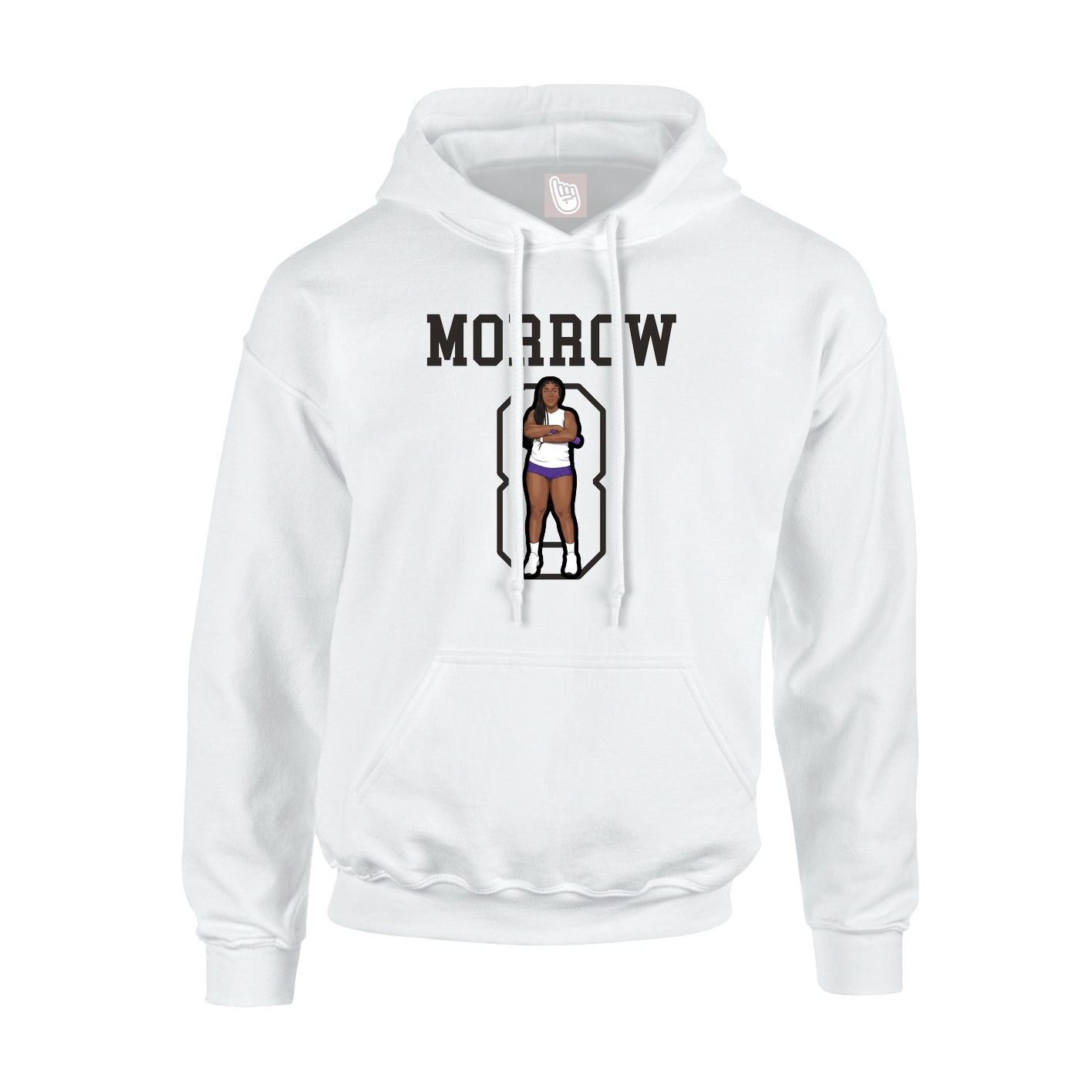 Hoodie — Shirsey in White