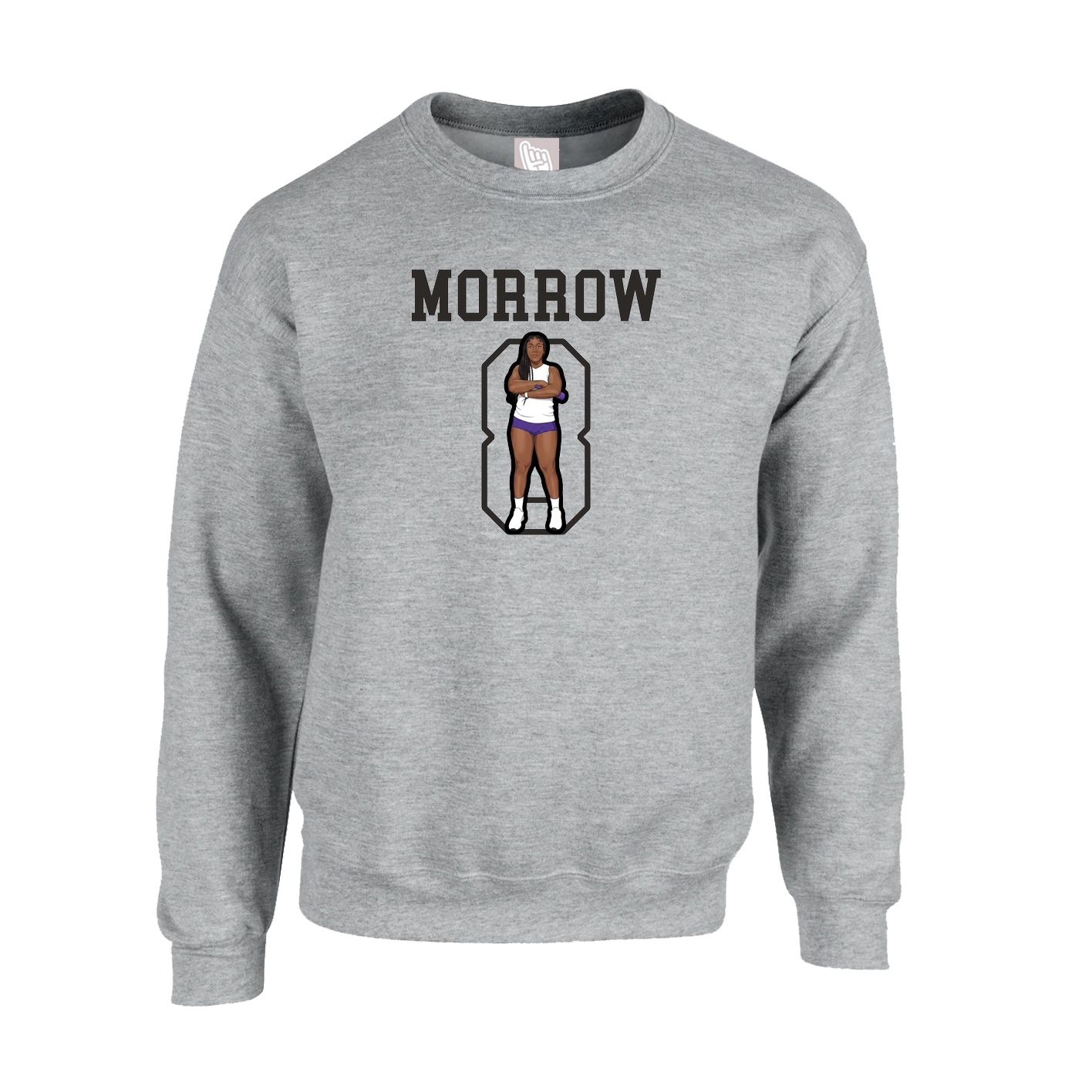 Fleece Crew — Shirsey in Grey