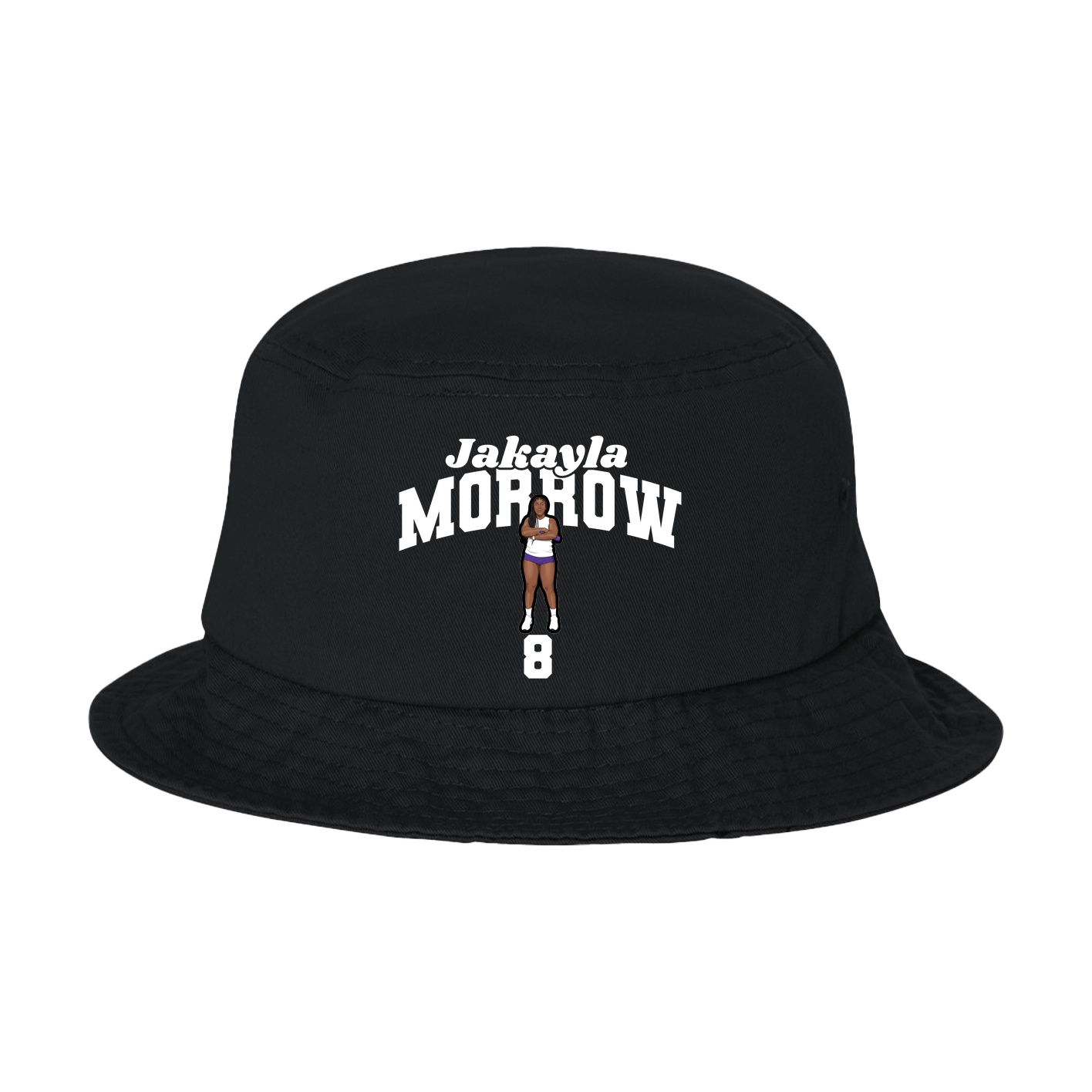 Bucket Cap — Signature Arch in Black