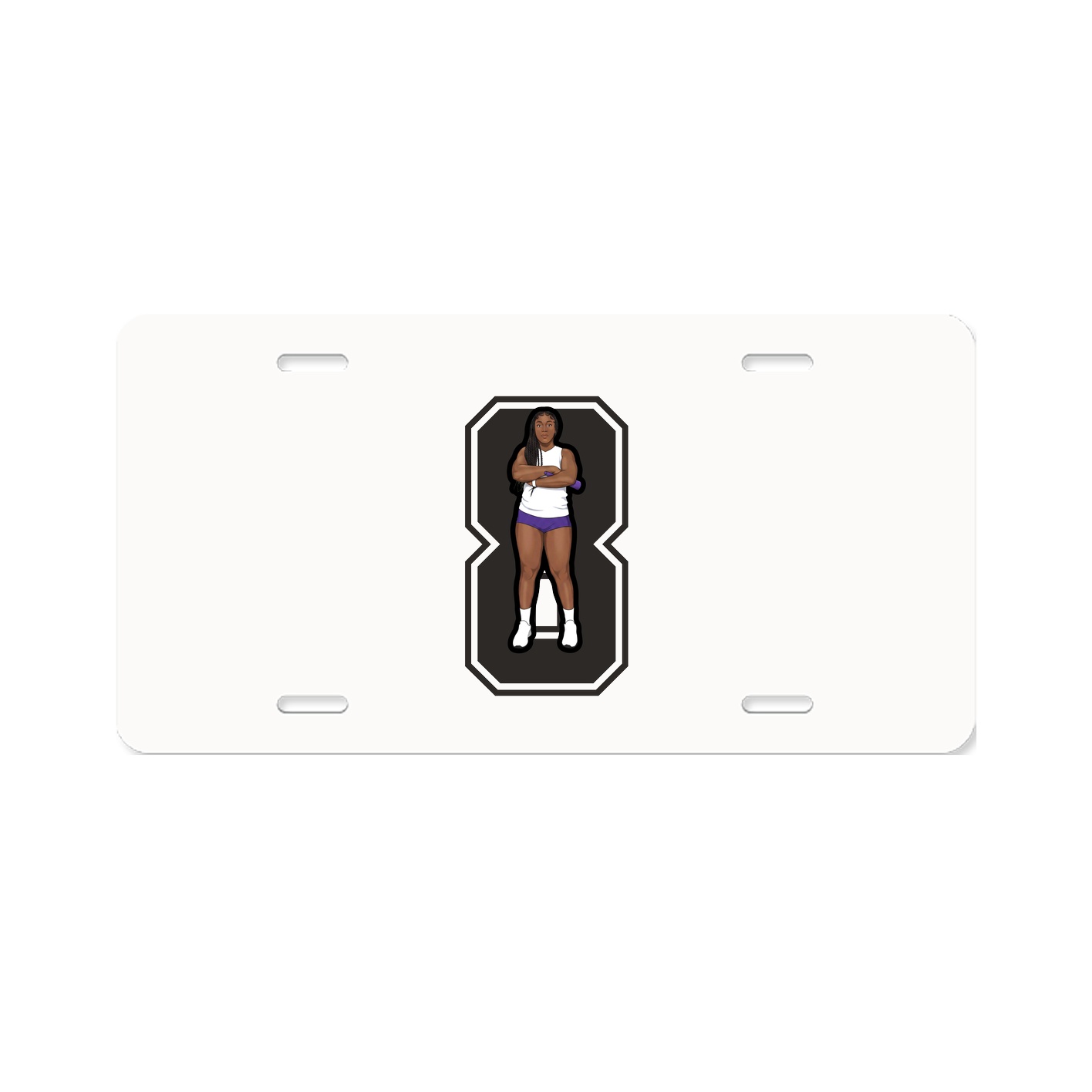 License Plate — Number in Classic