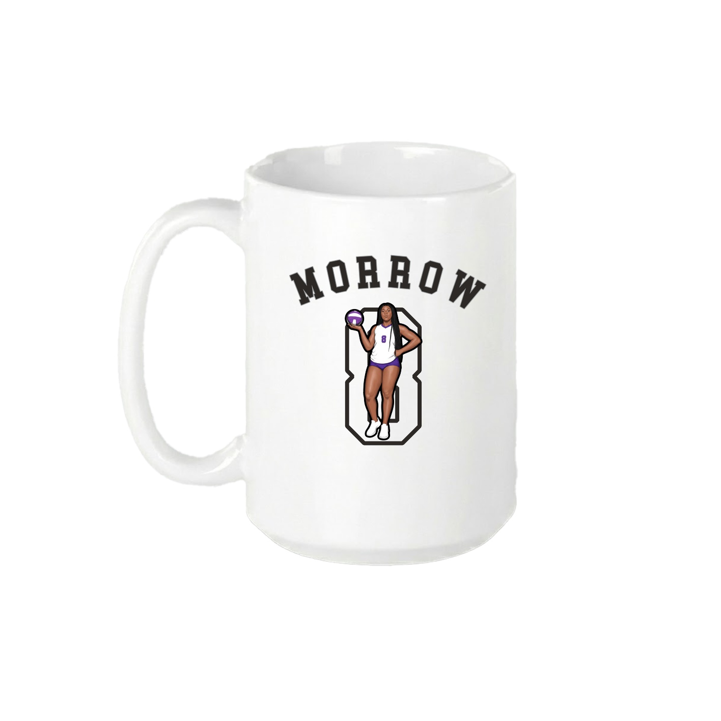 15oz Coffee Mug — Shirsey Arch in White