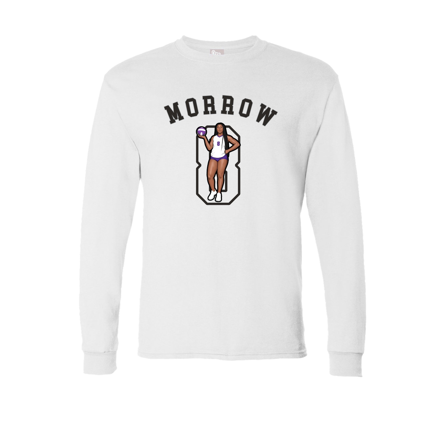 Long Sleeve Tee — Shirsey Arch in White