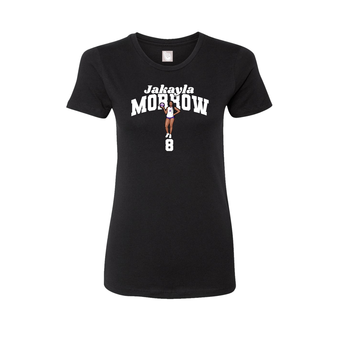 Womens Tee — Signature Arch in Black