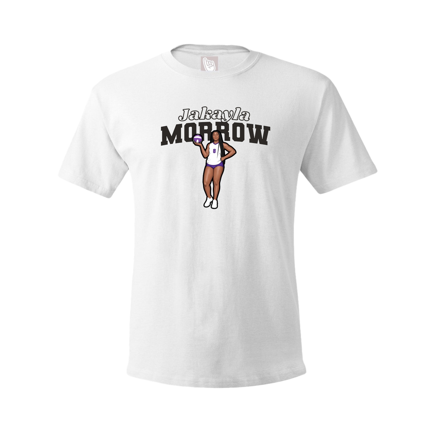 Tee — Name Arch in White