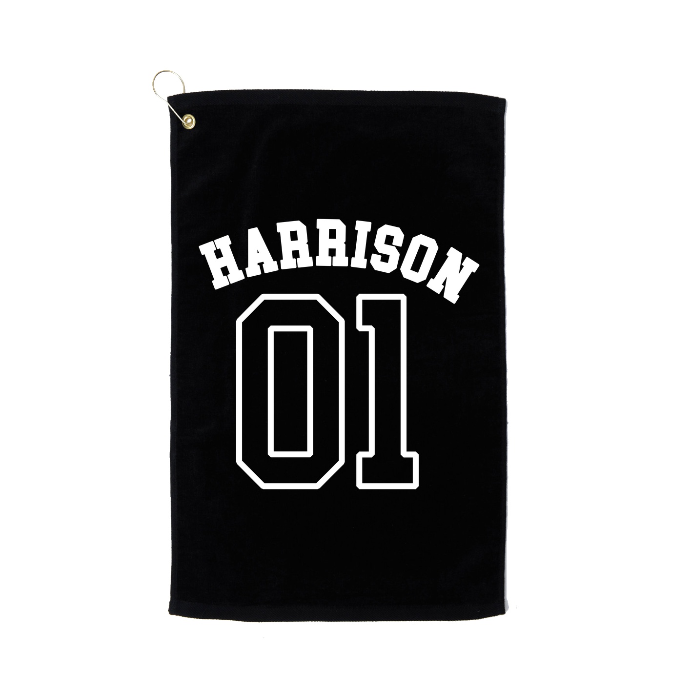 Golf Towel — Shirsey Arch in Black