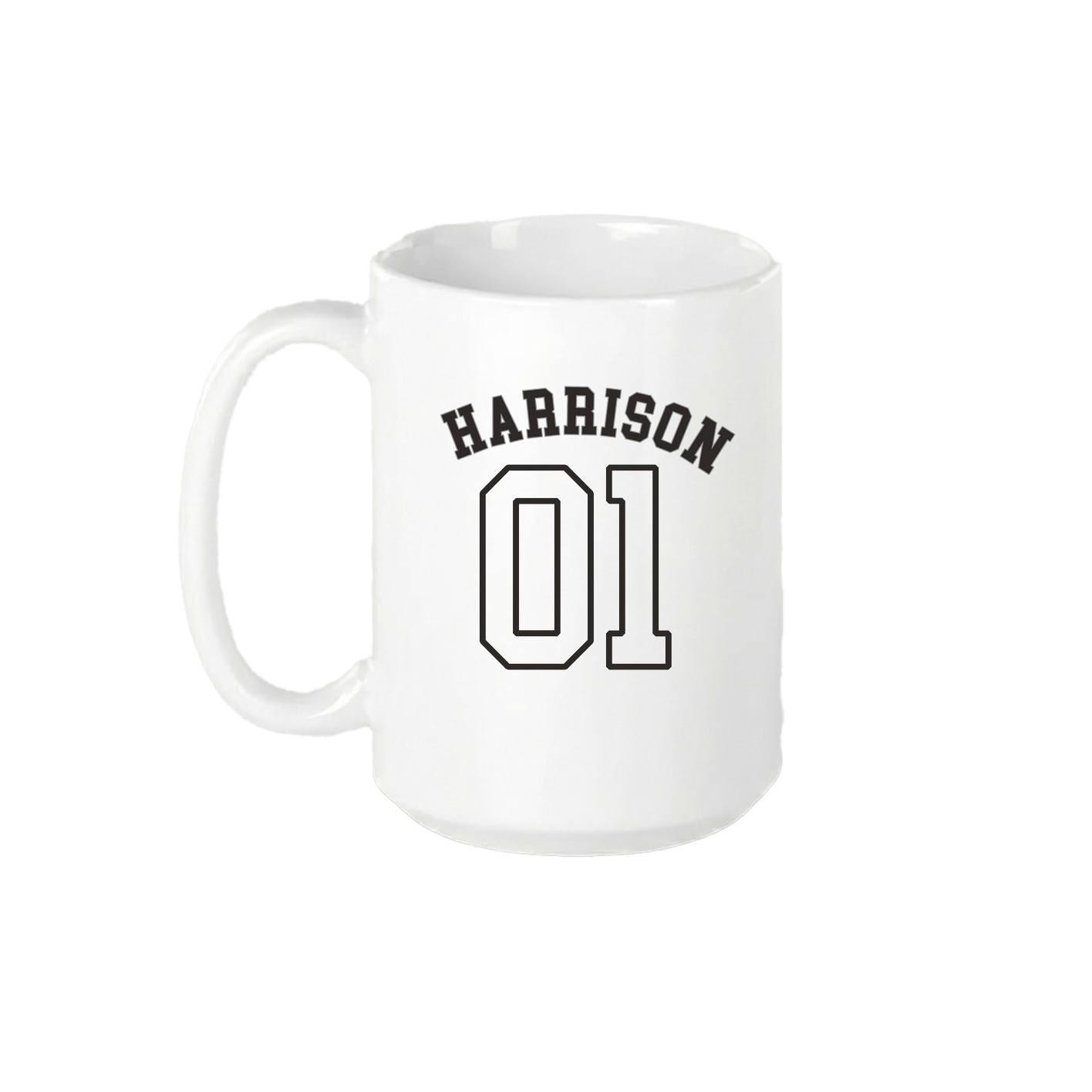 15oz Coffee Mug — Shirsey Arch in White