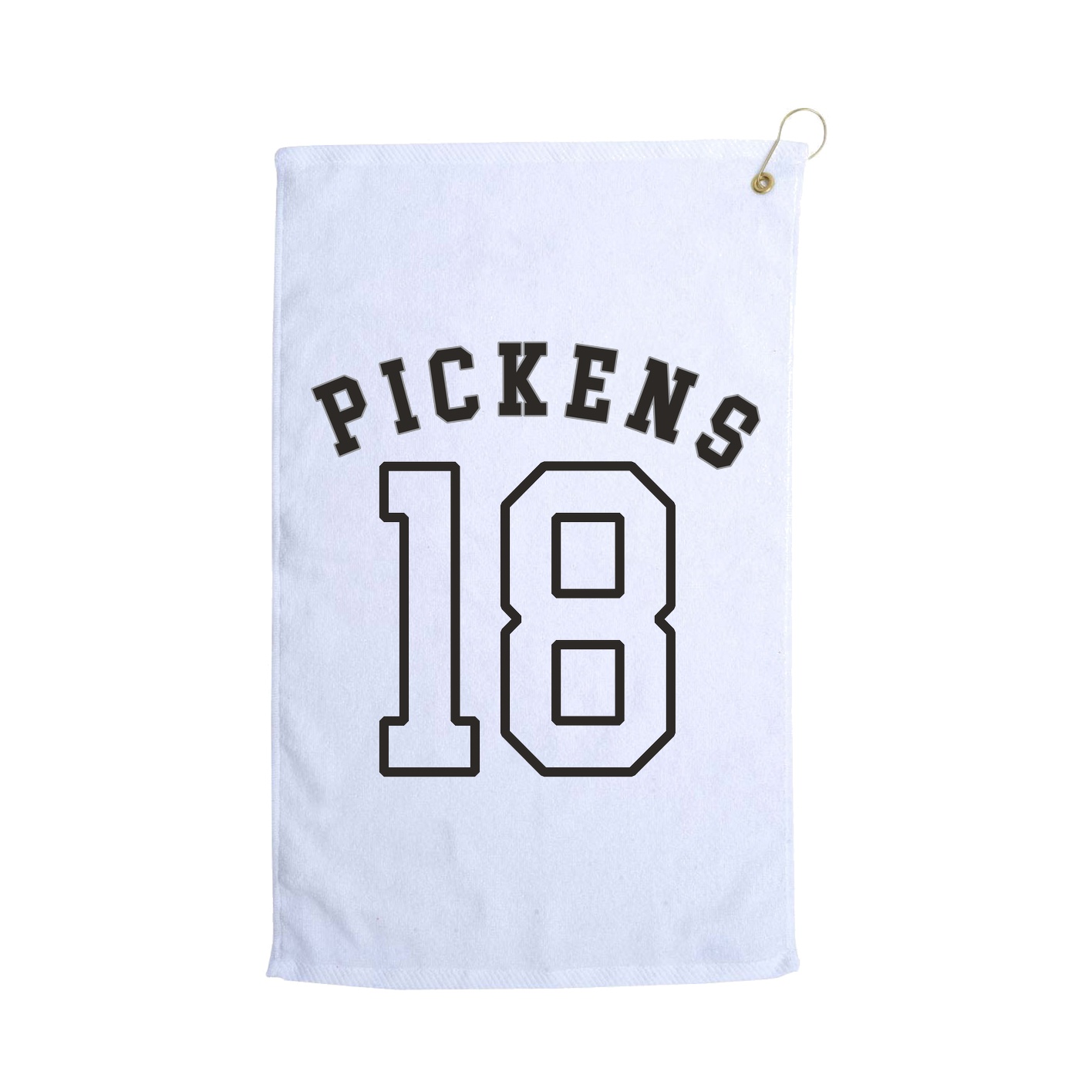 Golf Towel — Shirsey Arch in White