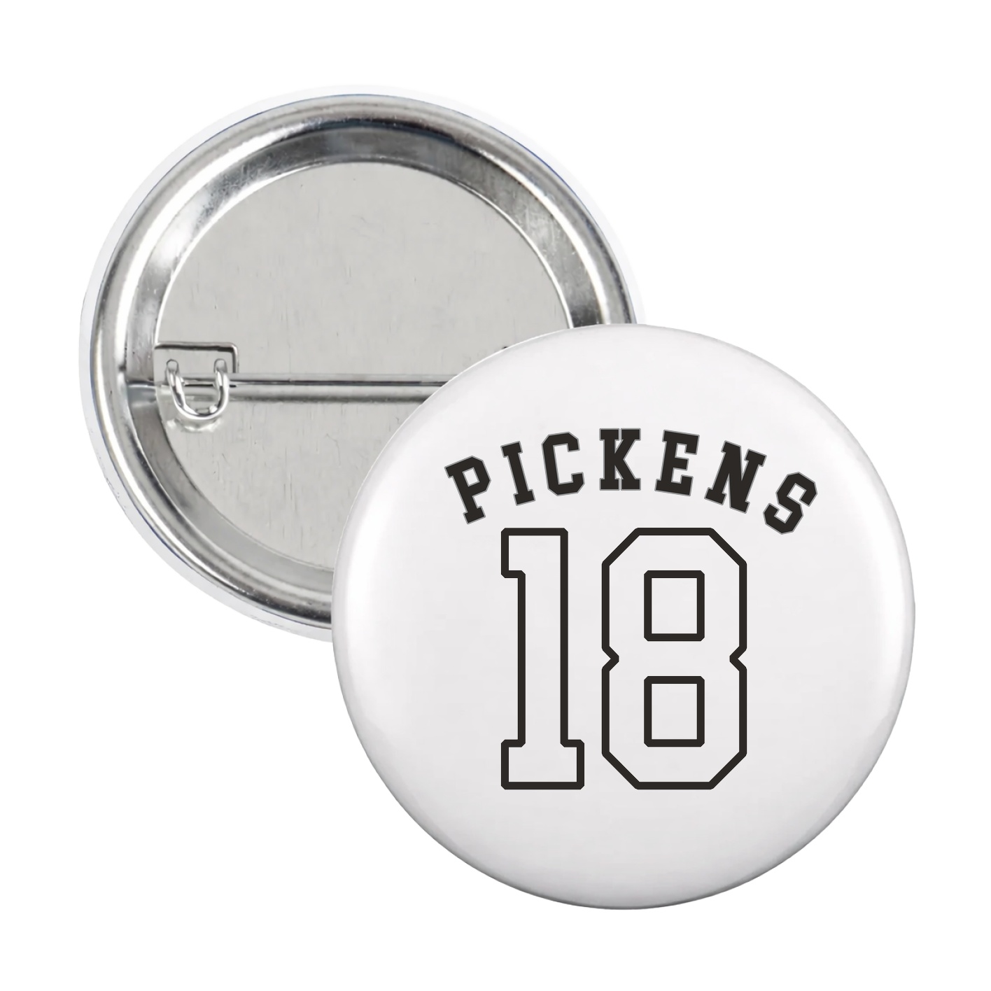 Game Day Button — Shirsey Arch in White