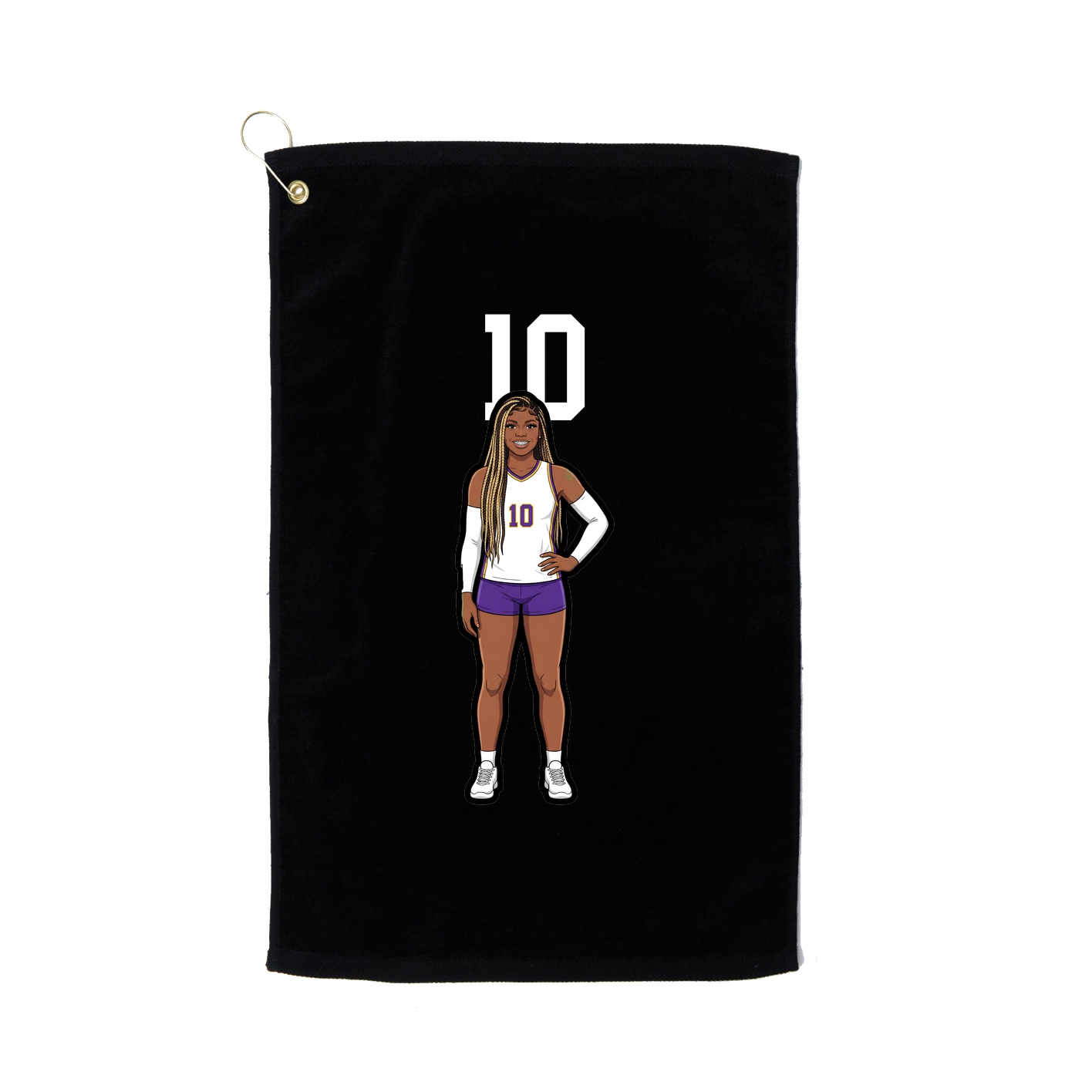 Golf Towel — Classic in Black