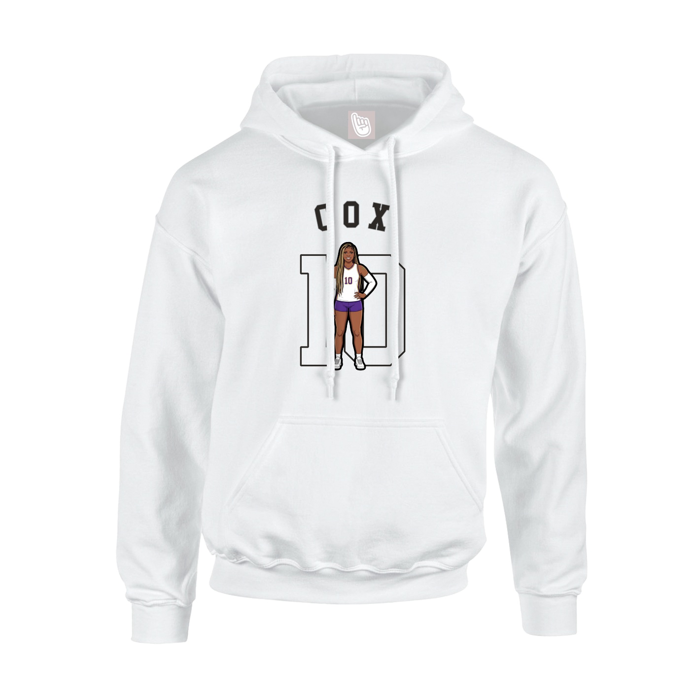 Hoodie — Classic in White