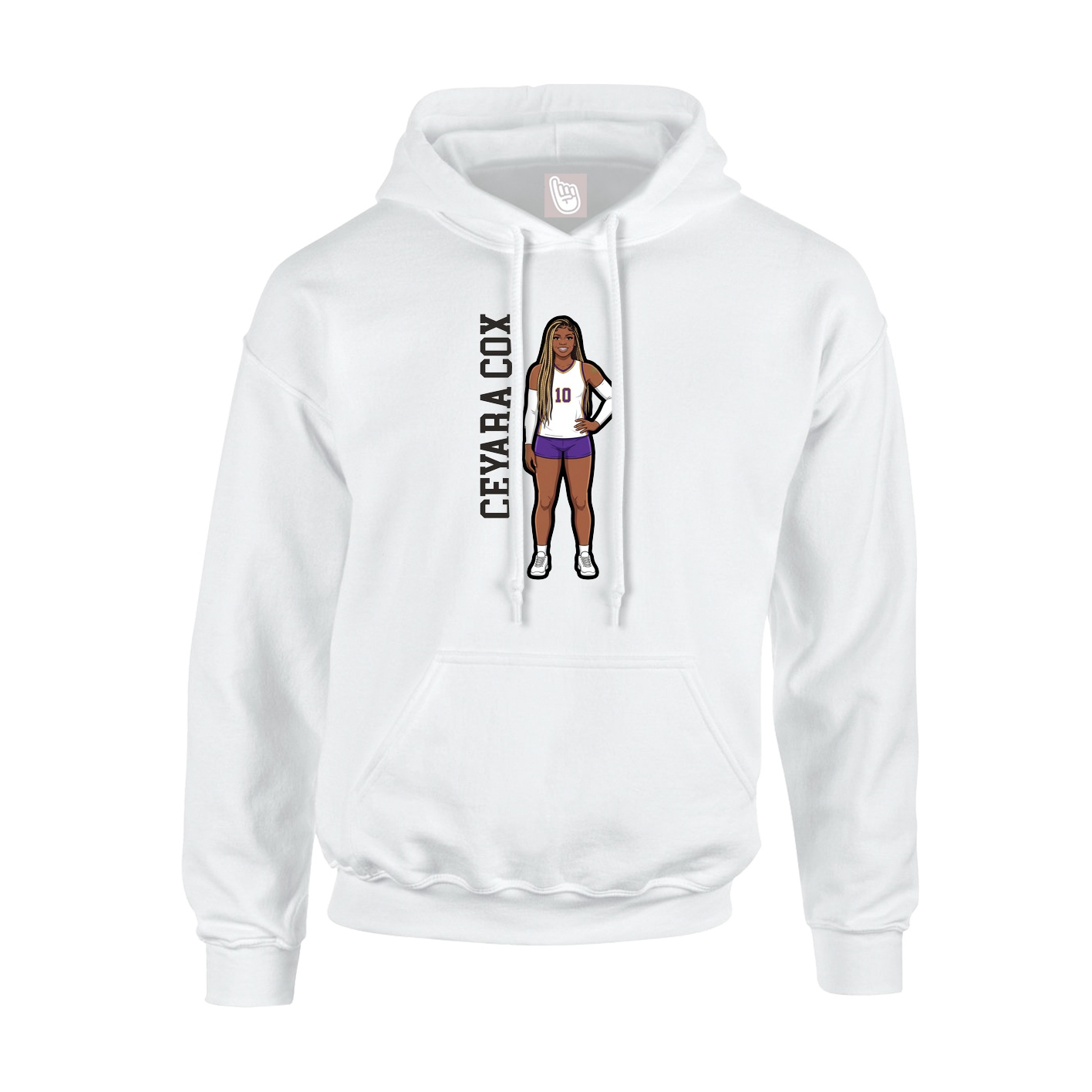 Youth Hoodie — Classic in White