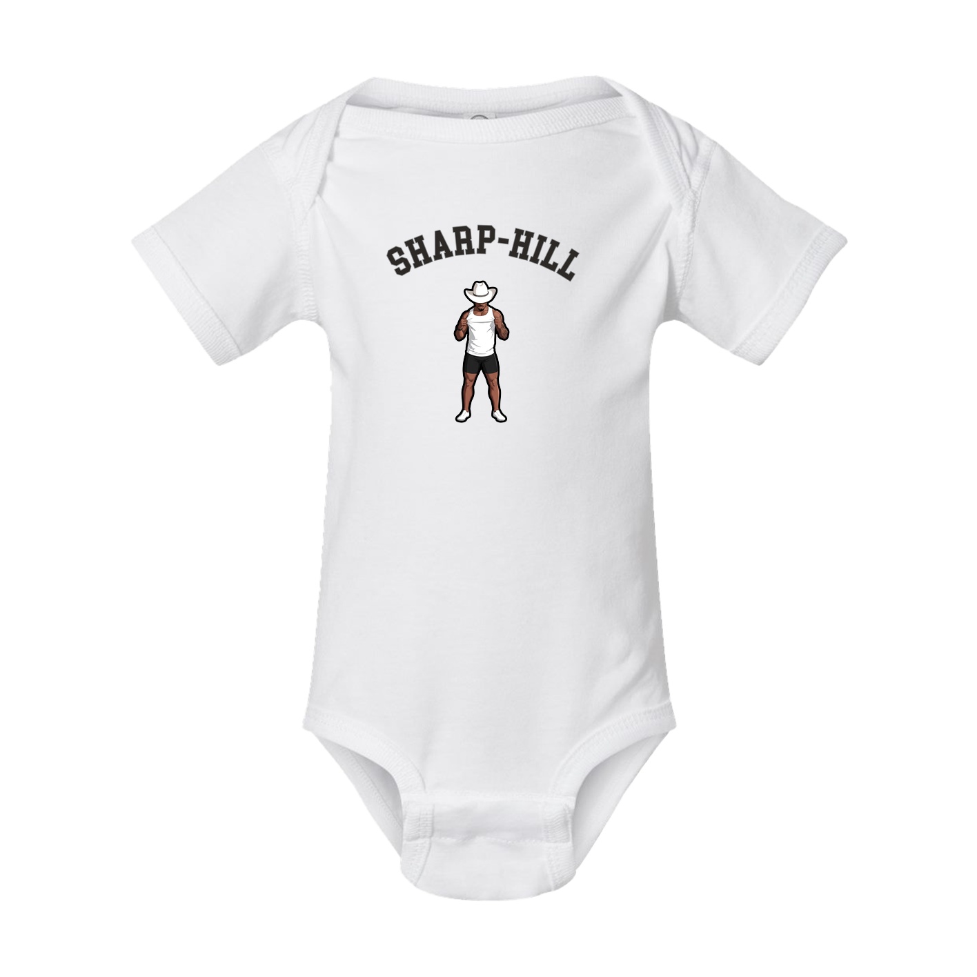 Baby Onesie — Shirsey Arch in White