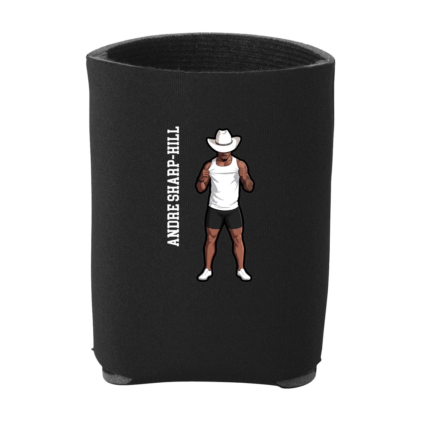 Can Holder — Name Vertical in Black