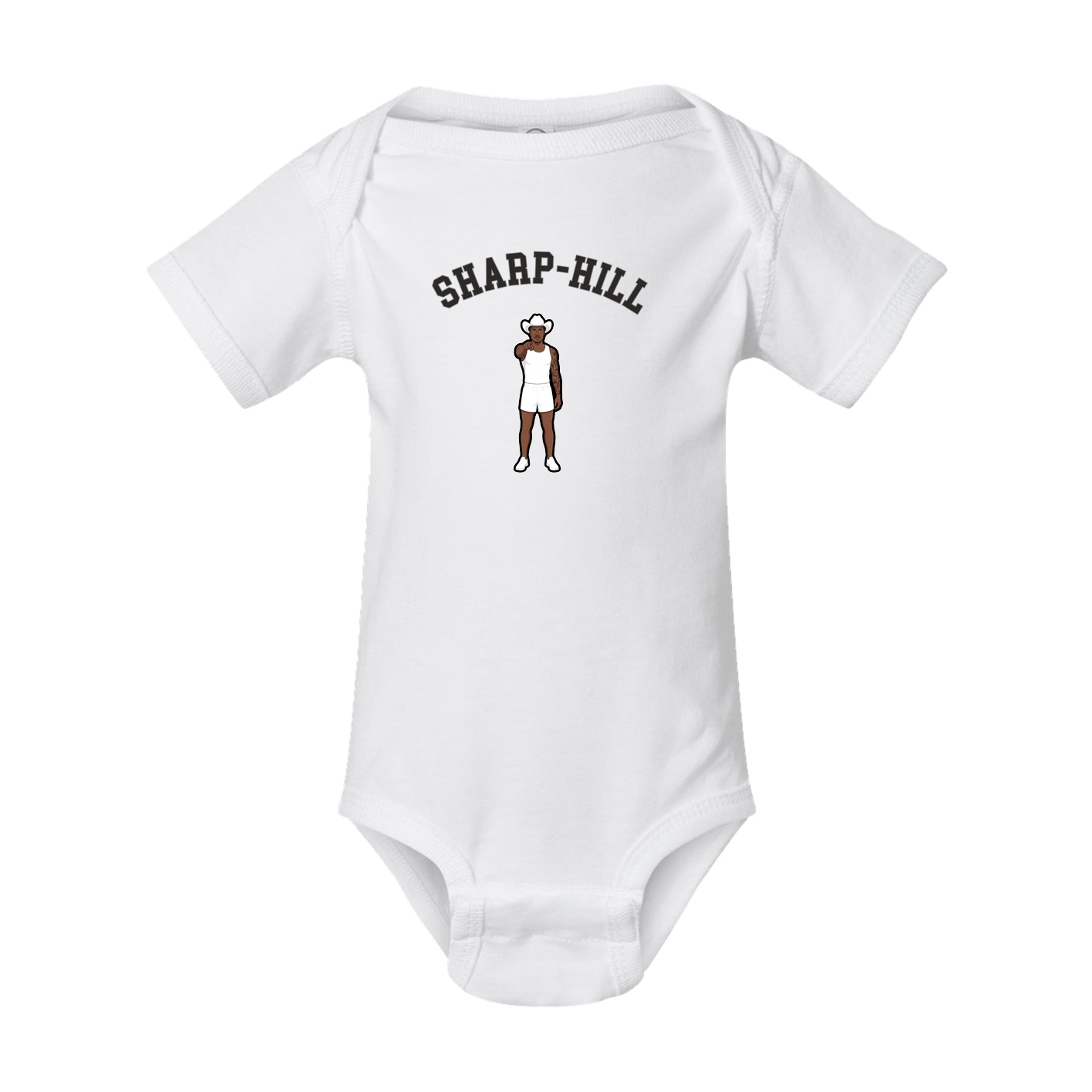 Baby Onesie — Shirsey Arch in White