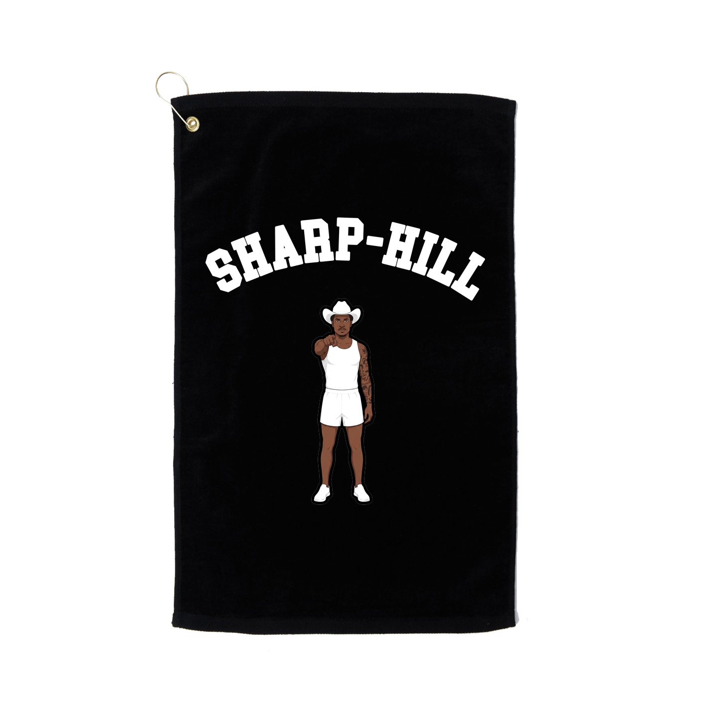 Golf Towel — Shirsey Arch in Black