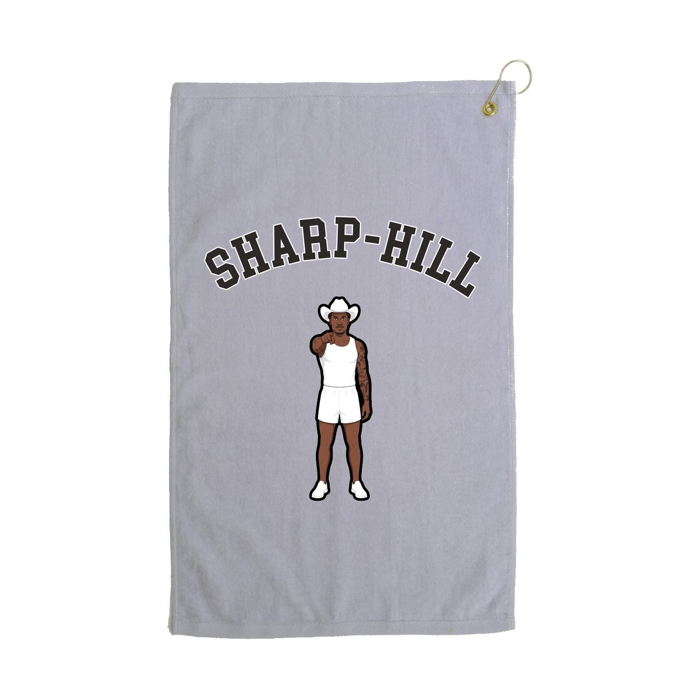 Golf Towel — Shirsey Arch in Grey