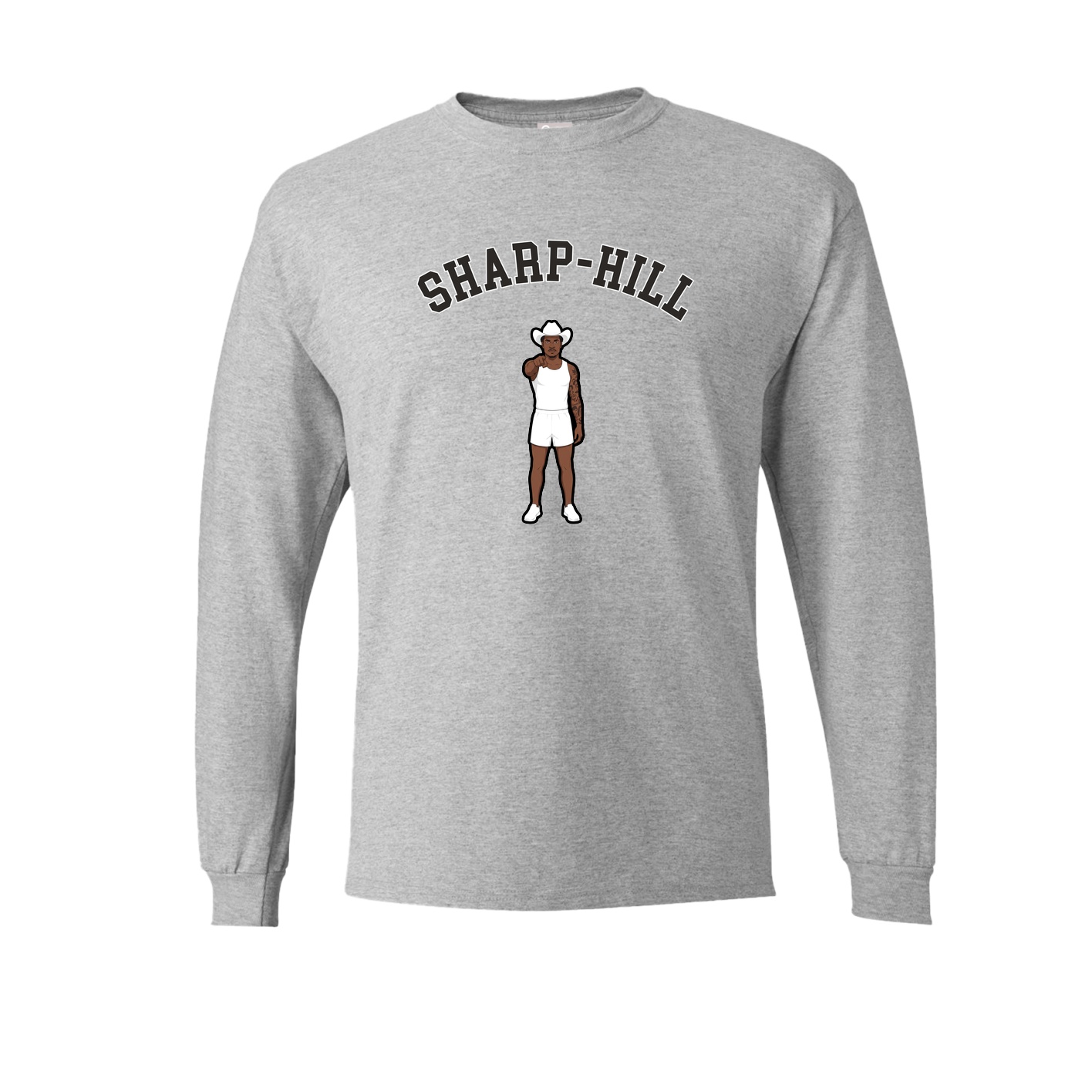Long Sleeve Tee — Shirsey Arch in Grey