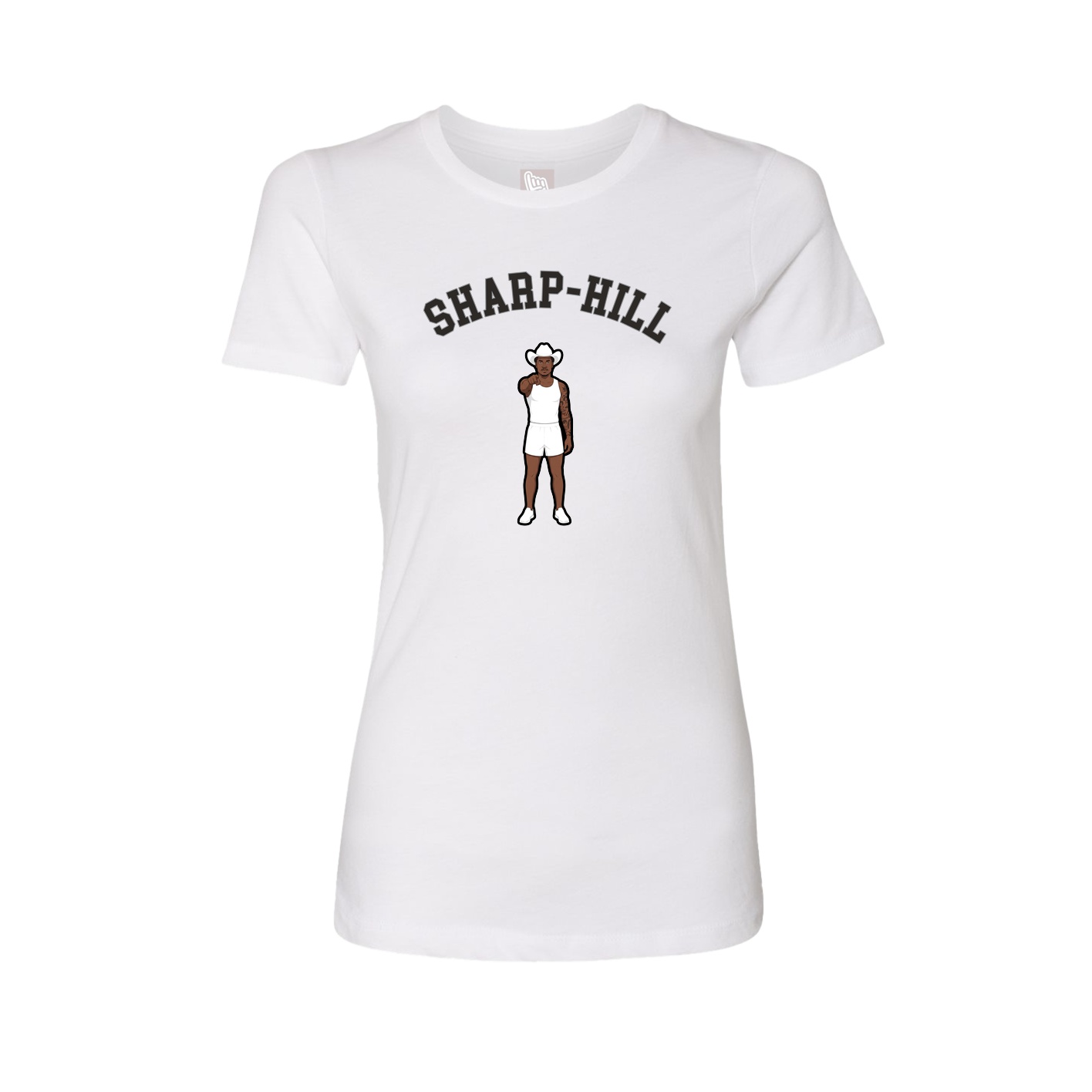 Womens Tee — Shirsey Arch in White