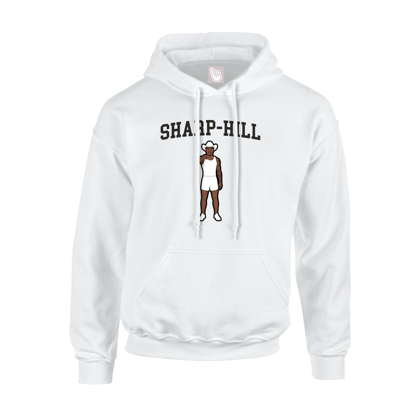 Hoodie — Shirsey in White
