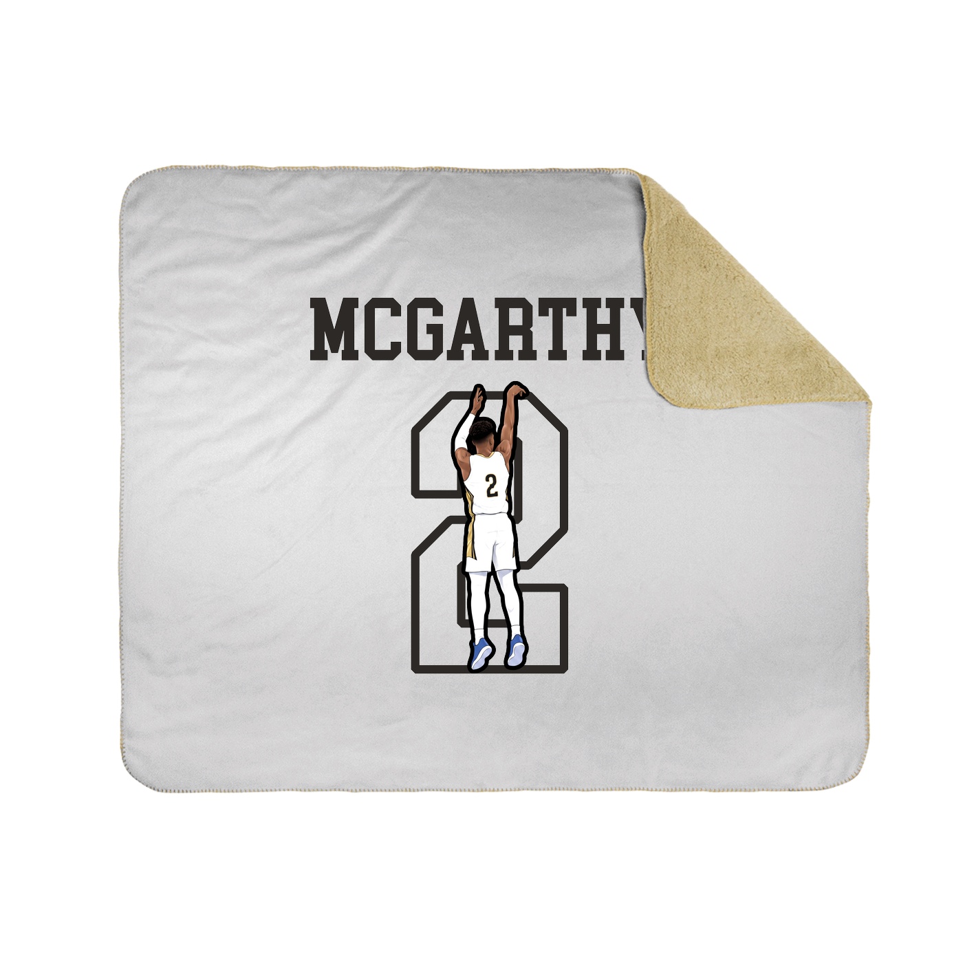 Throw Blanket — Shirsey in White