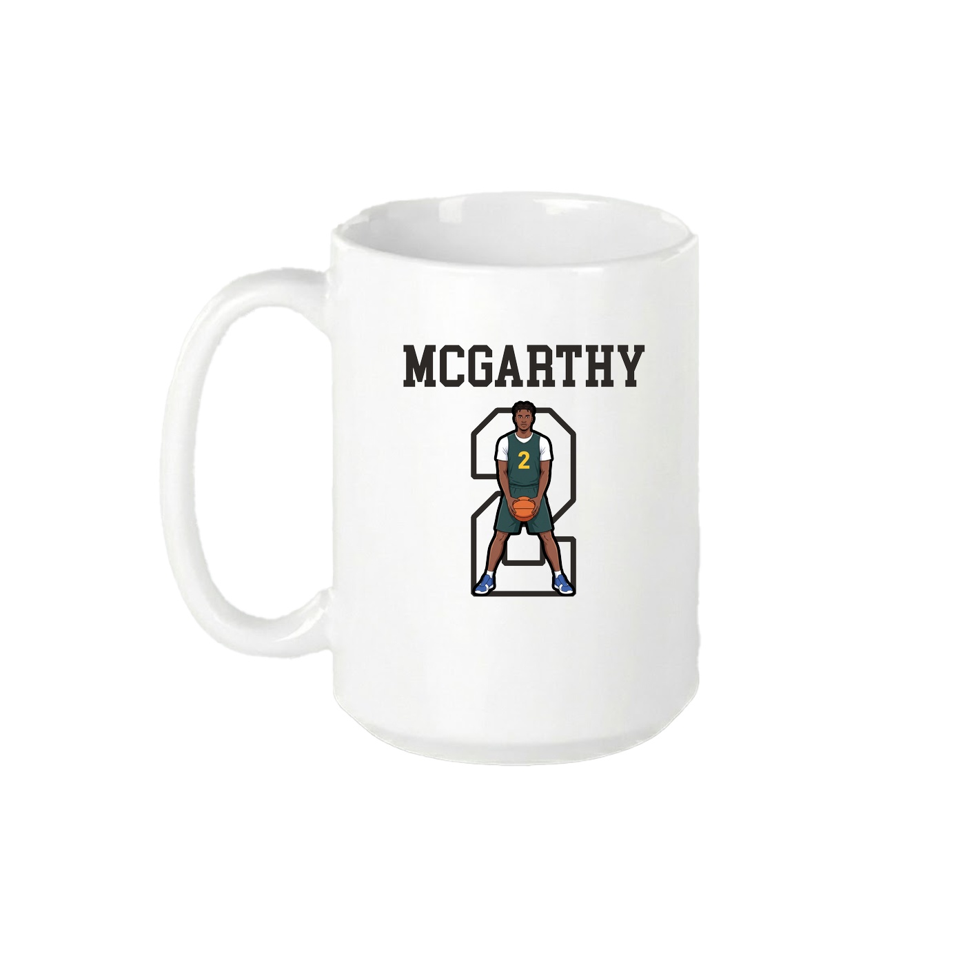 15oz Coffee Mug — Shirsey in White