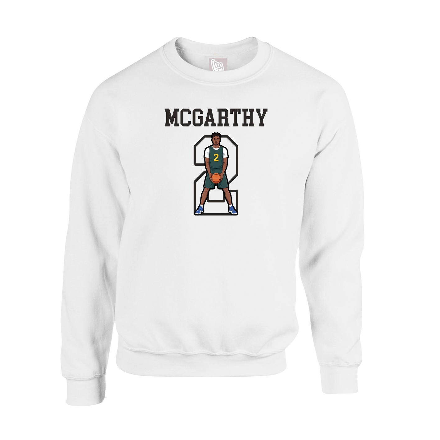 Fleece Crew — Shirsey in White