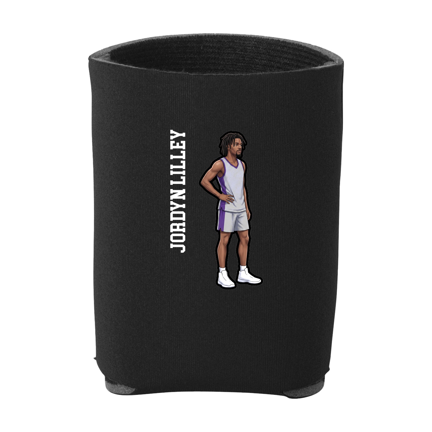 Can Holder — Name Vertical in Black