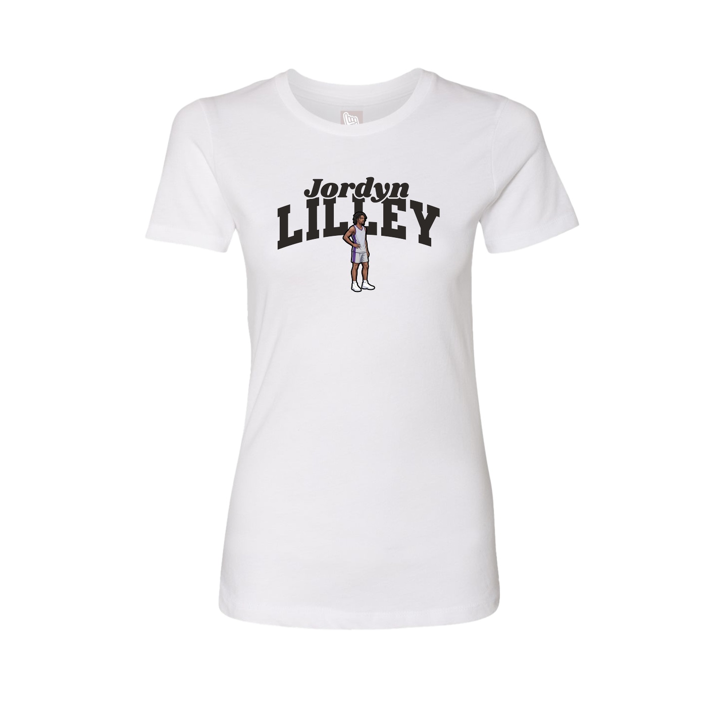 Womens Tee — Signature Arch in White