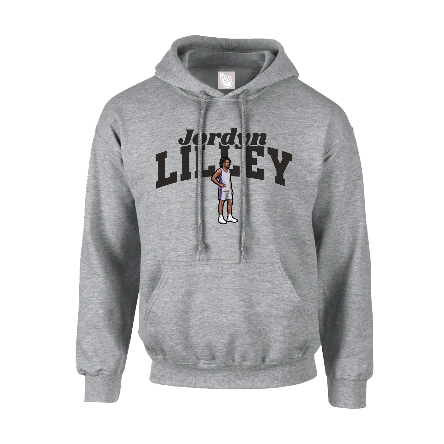 Hoodie — Signature Arch in Grey