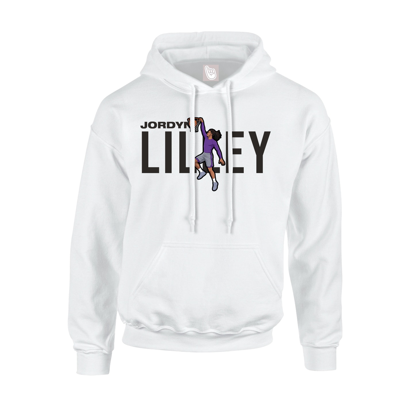 Hoodie — Player Name in White