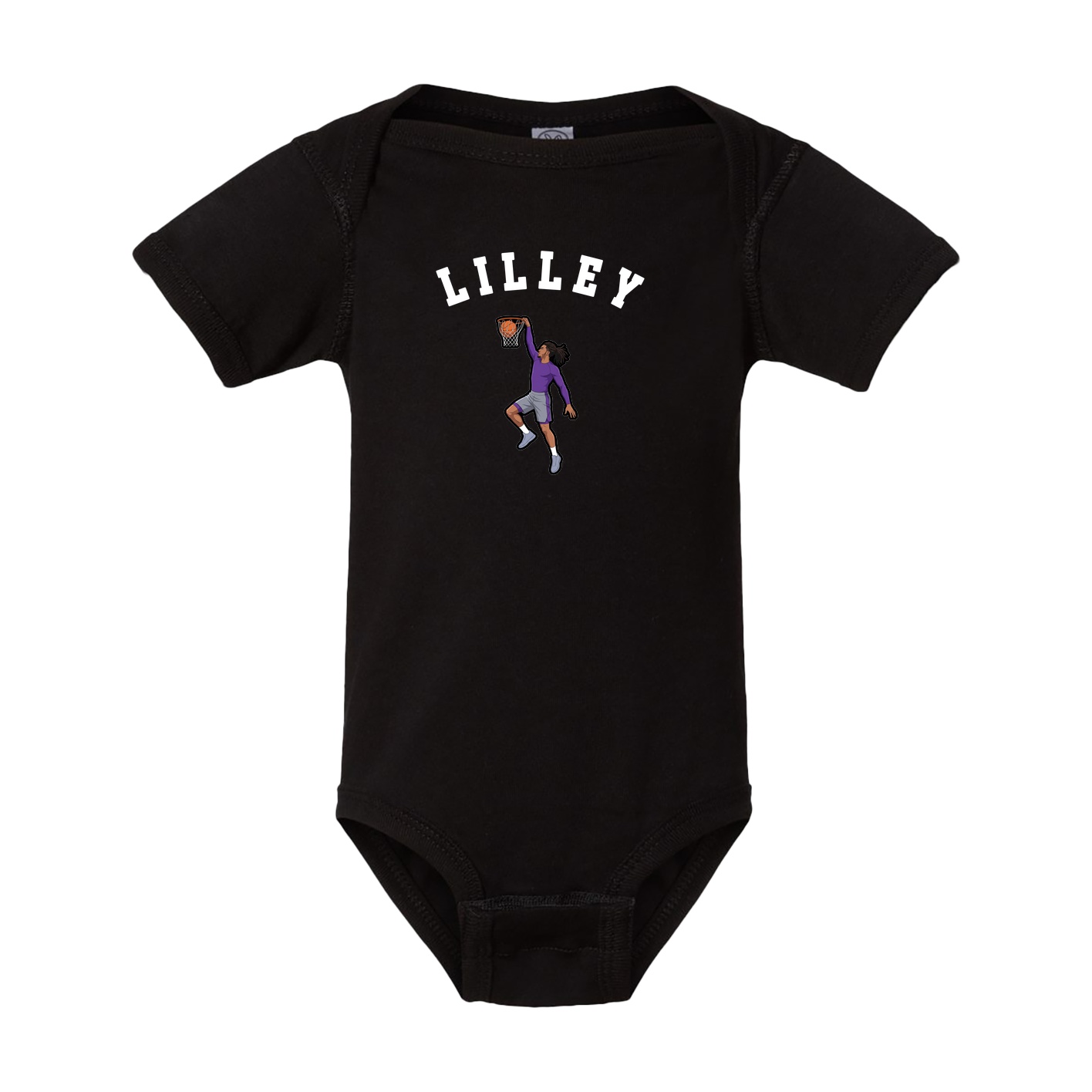 Baby Onesie — Shirsey Arch in Black
