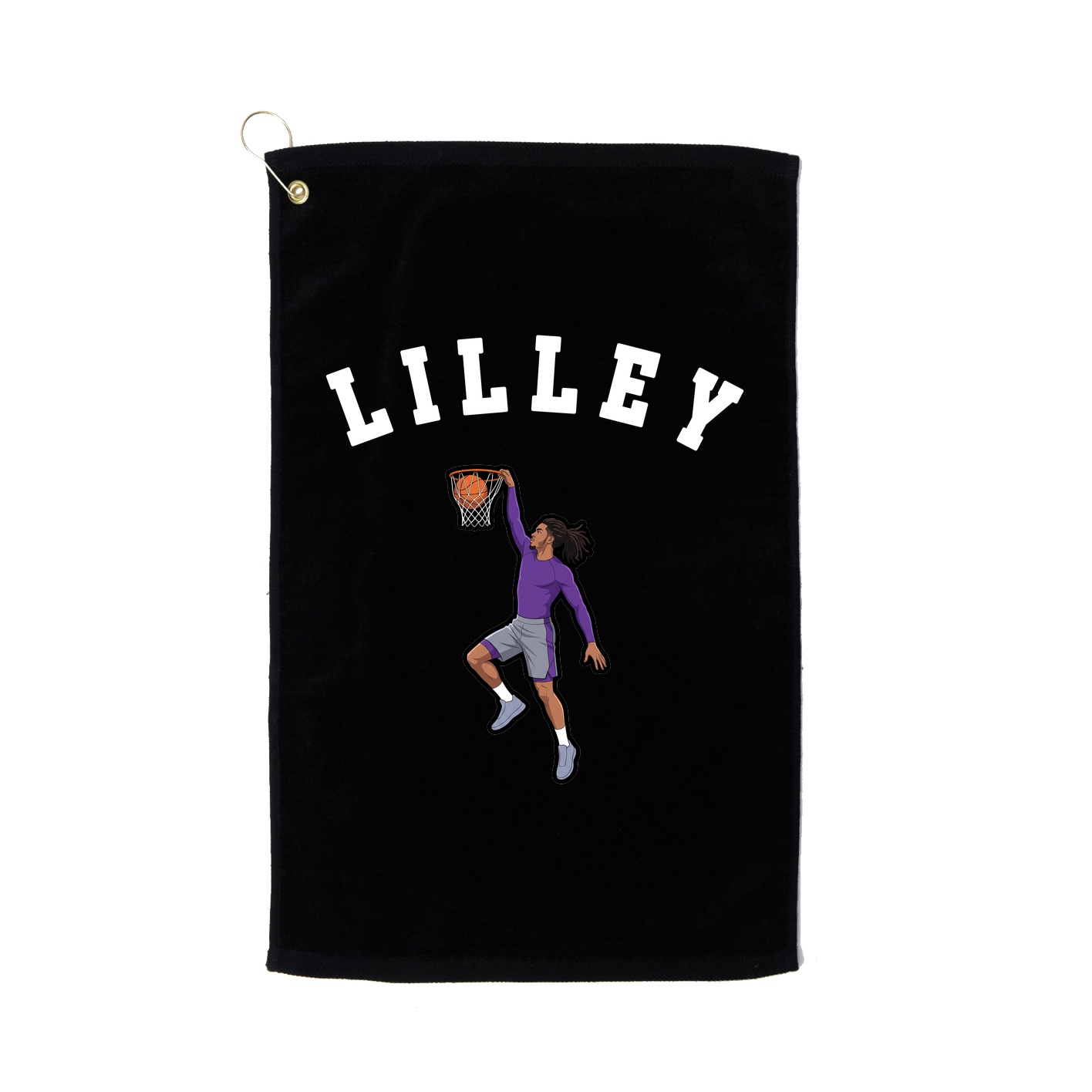 Golf Towel — Shirsey Arch in Black
