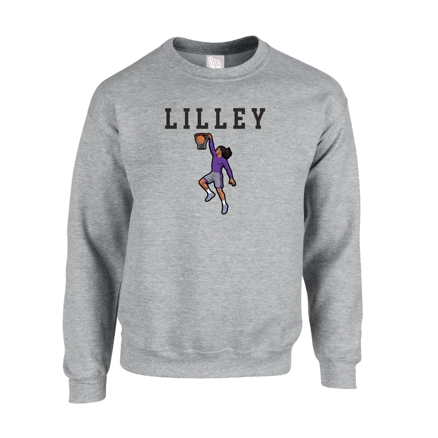 Fleece Crew — Shirsey in Grey