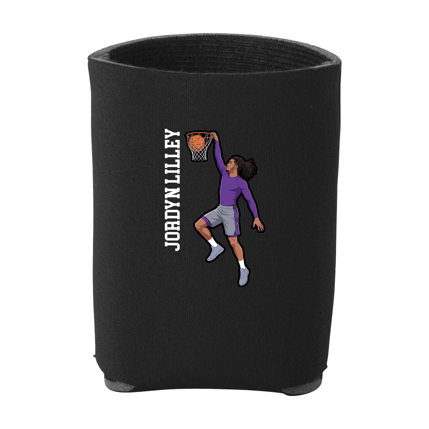Can Holder — Name Vertical in Black