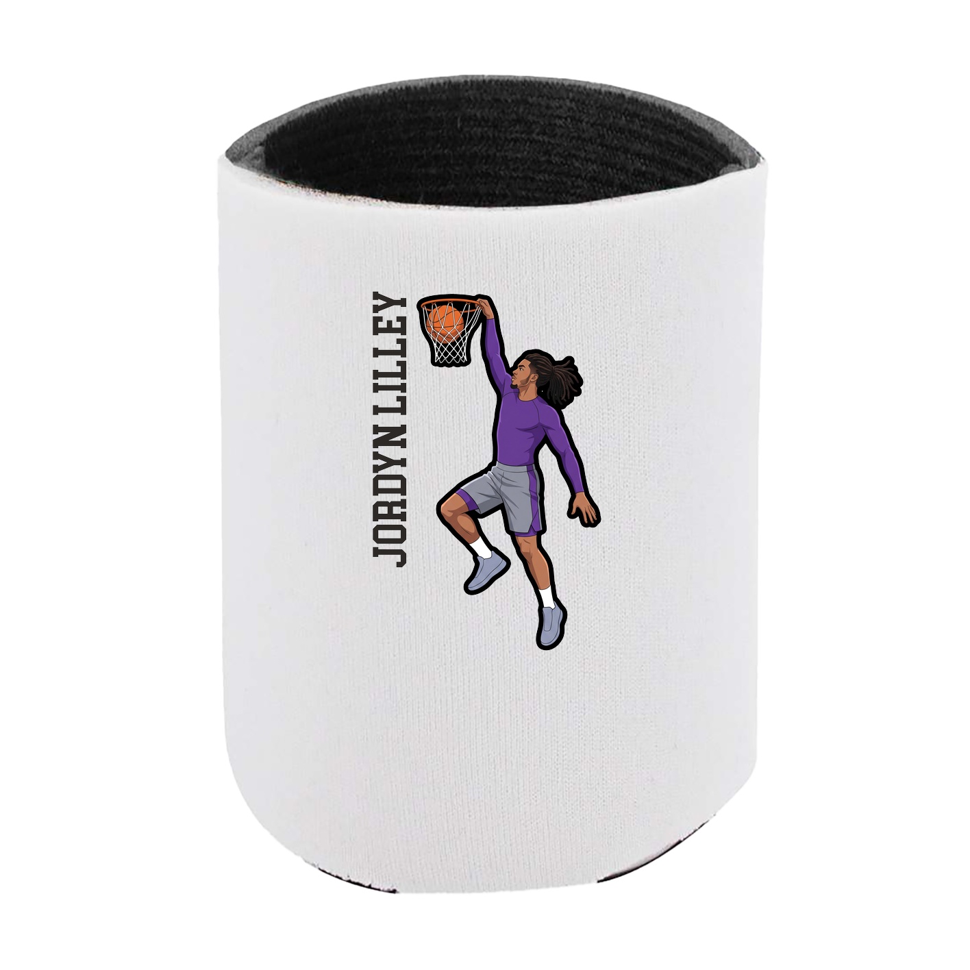 Can Holder — Name Vertical in White