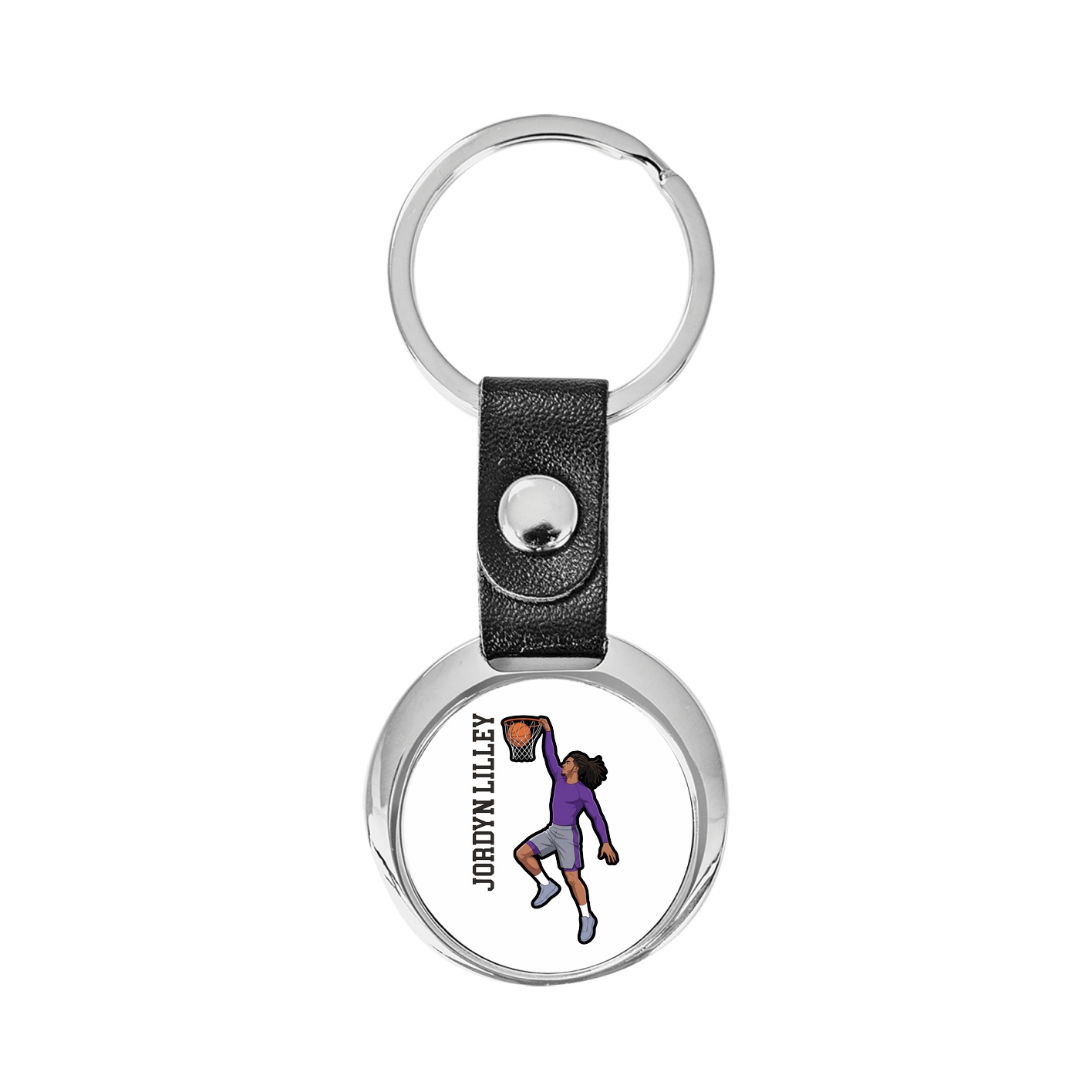 Key Chain — Name Vertical in Classic